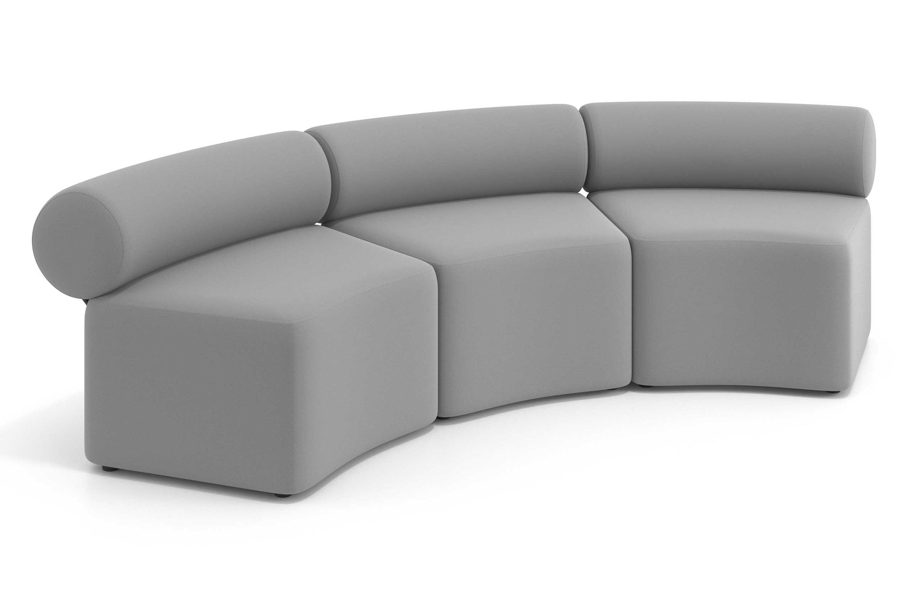 sofa para oficina gris 1
