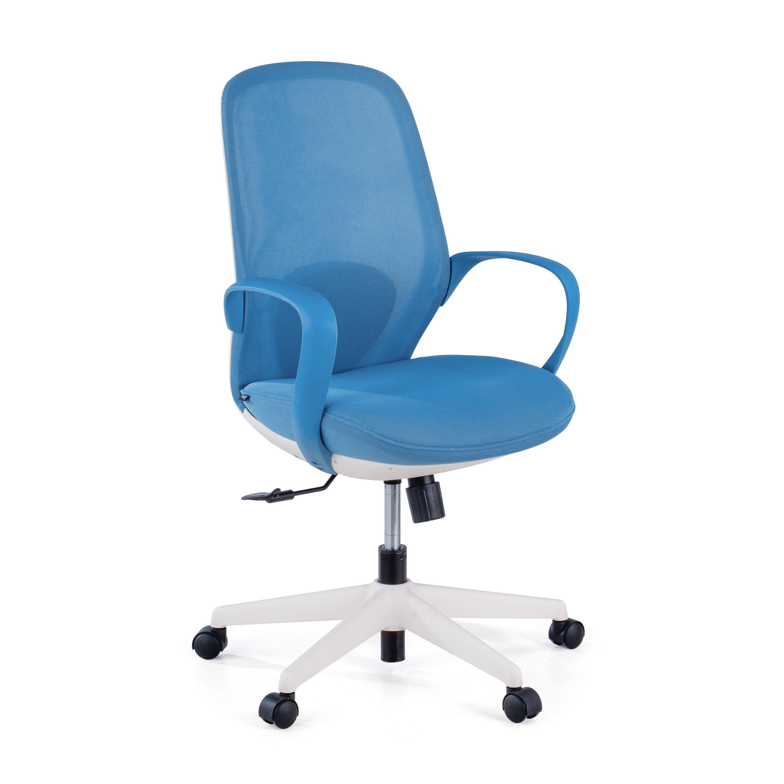 silla giratoria azul shell malla 1