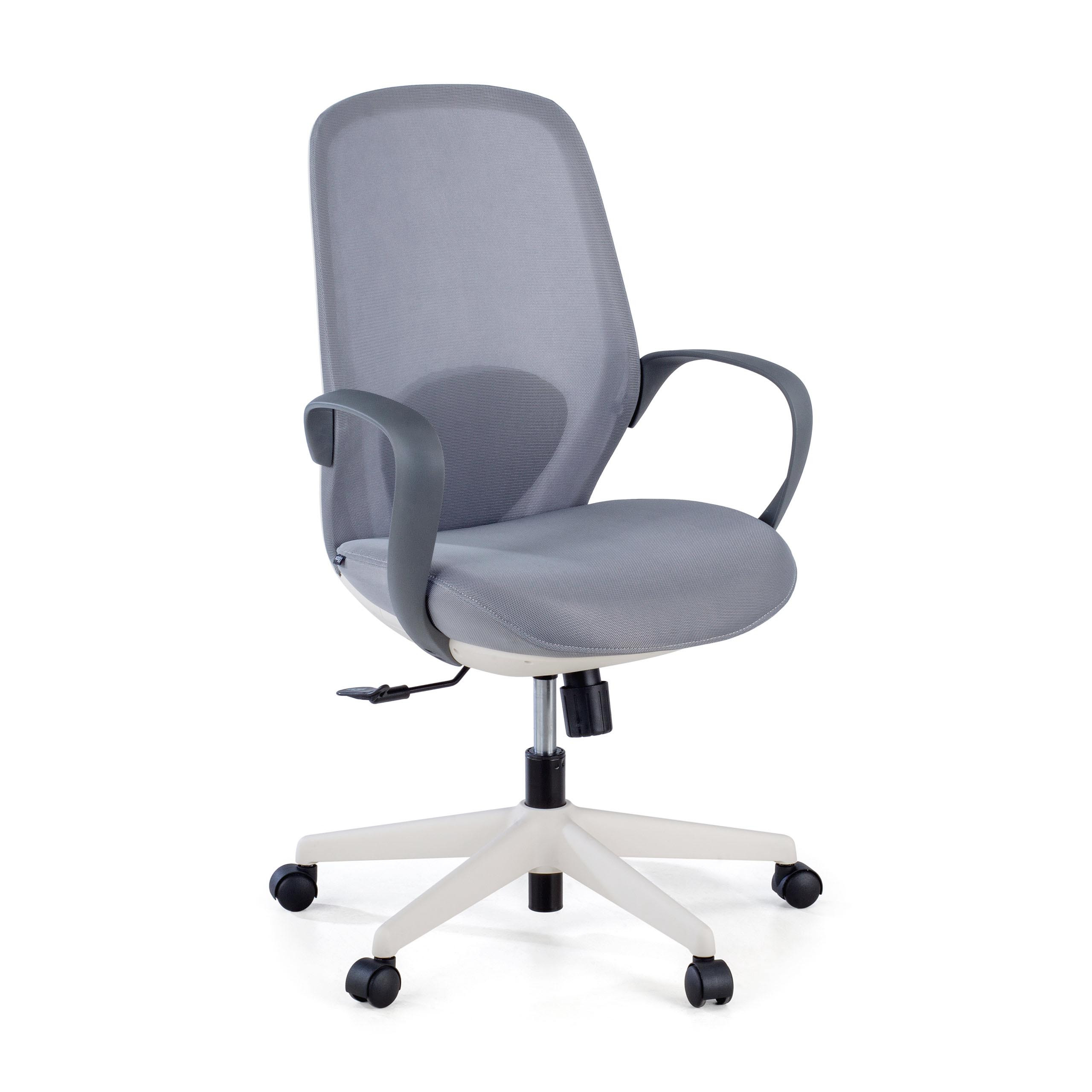 silla giratoria gris shell malla 1