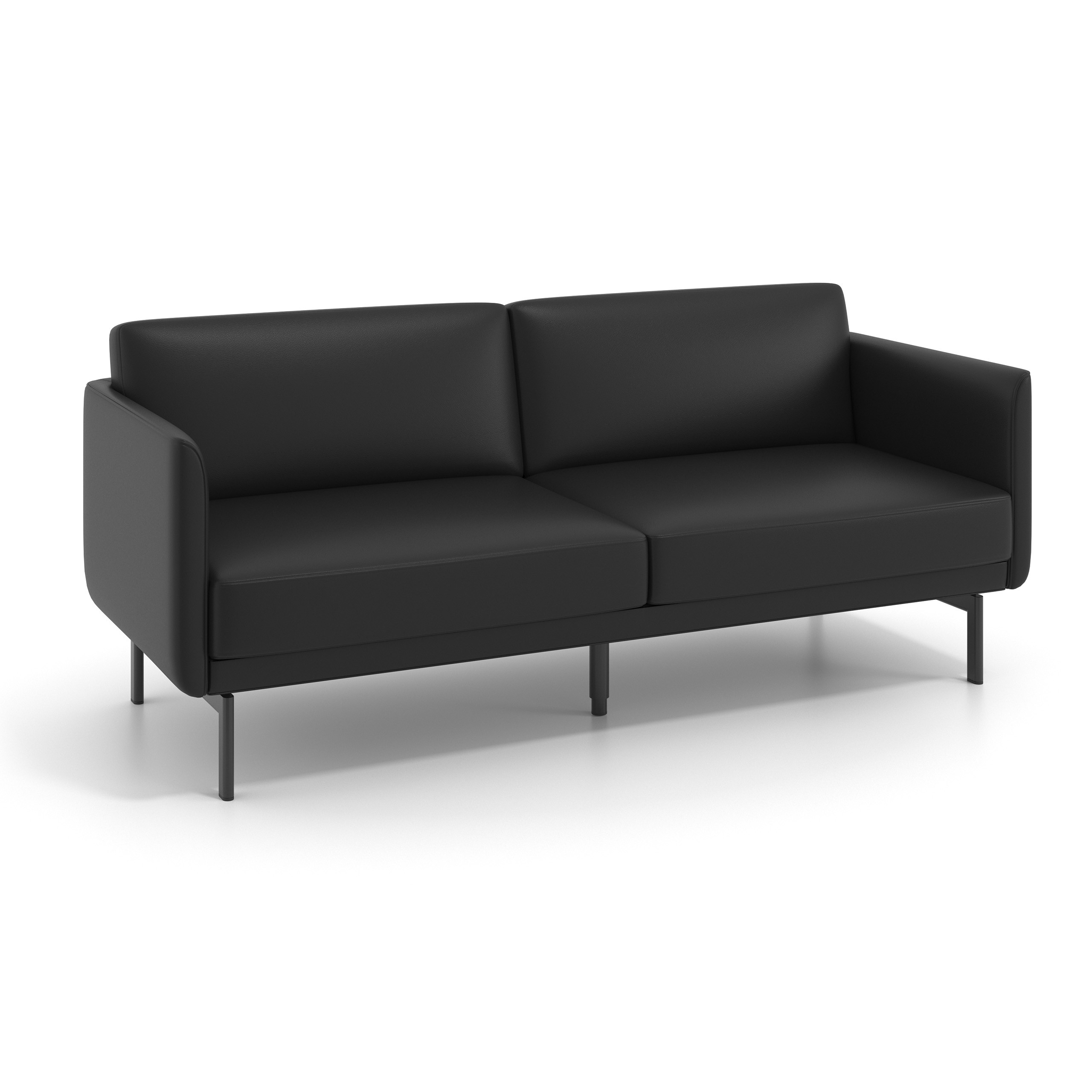 sofa para oficina negro malmo 1 plaza 1