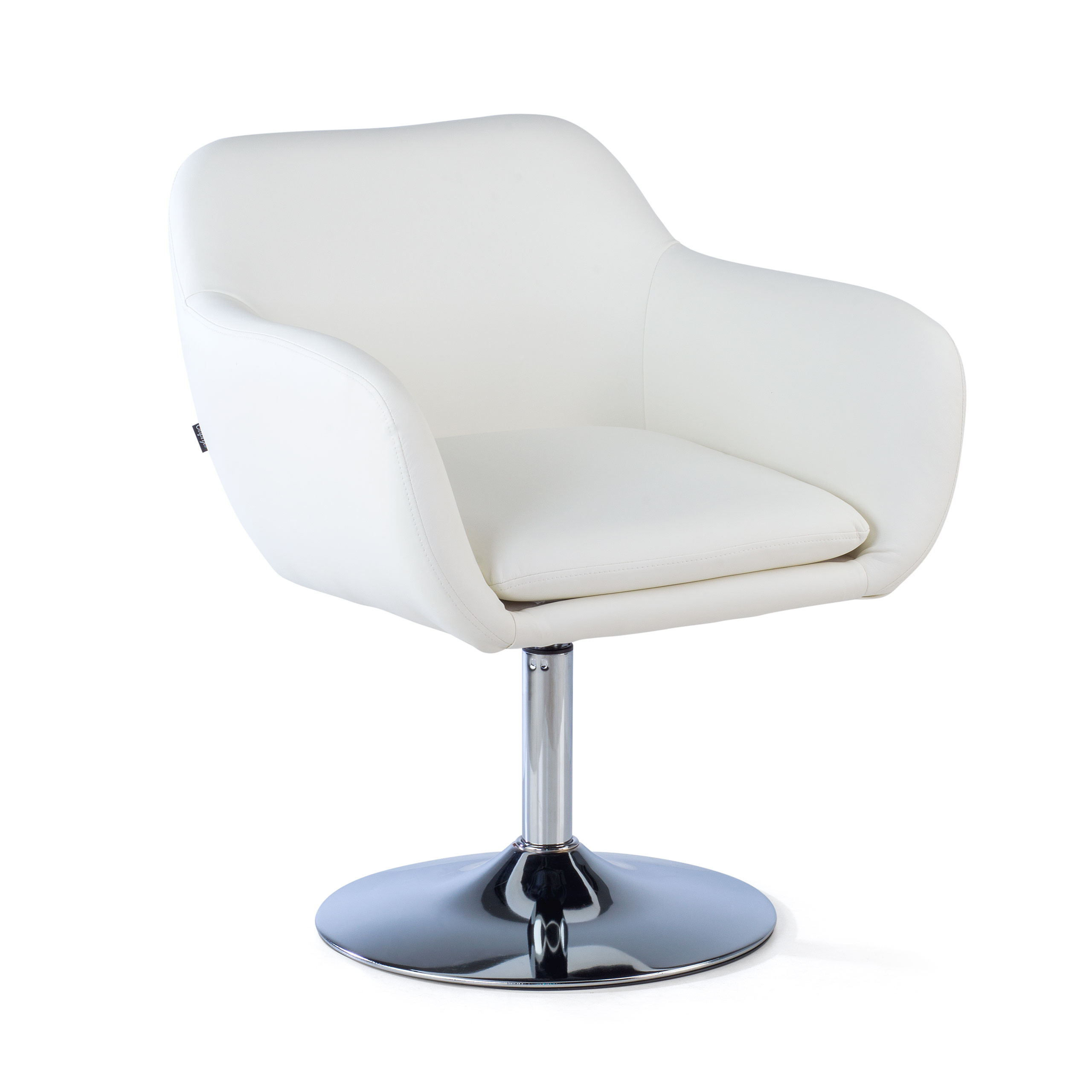 sillon para sala de espera blanco soho piel sintetica 1