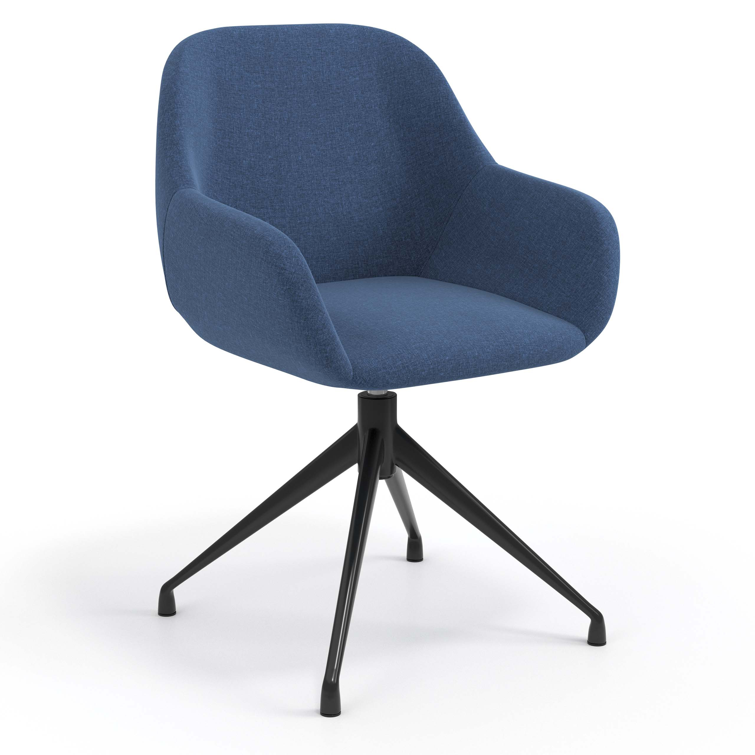 silla confidente azul moon giratoria 1