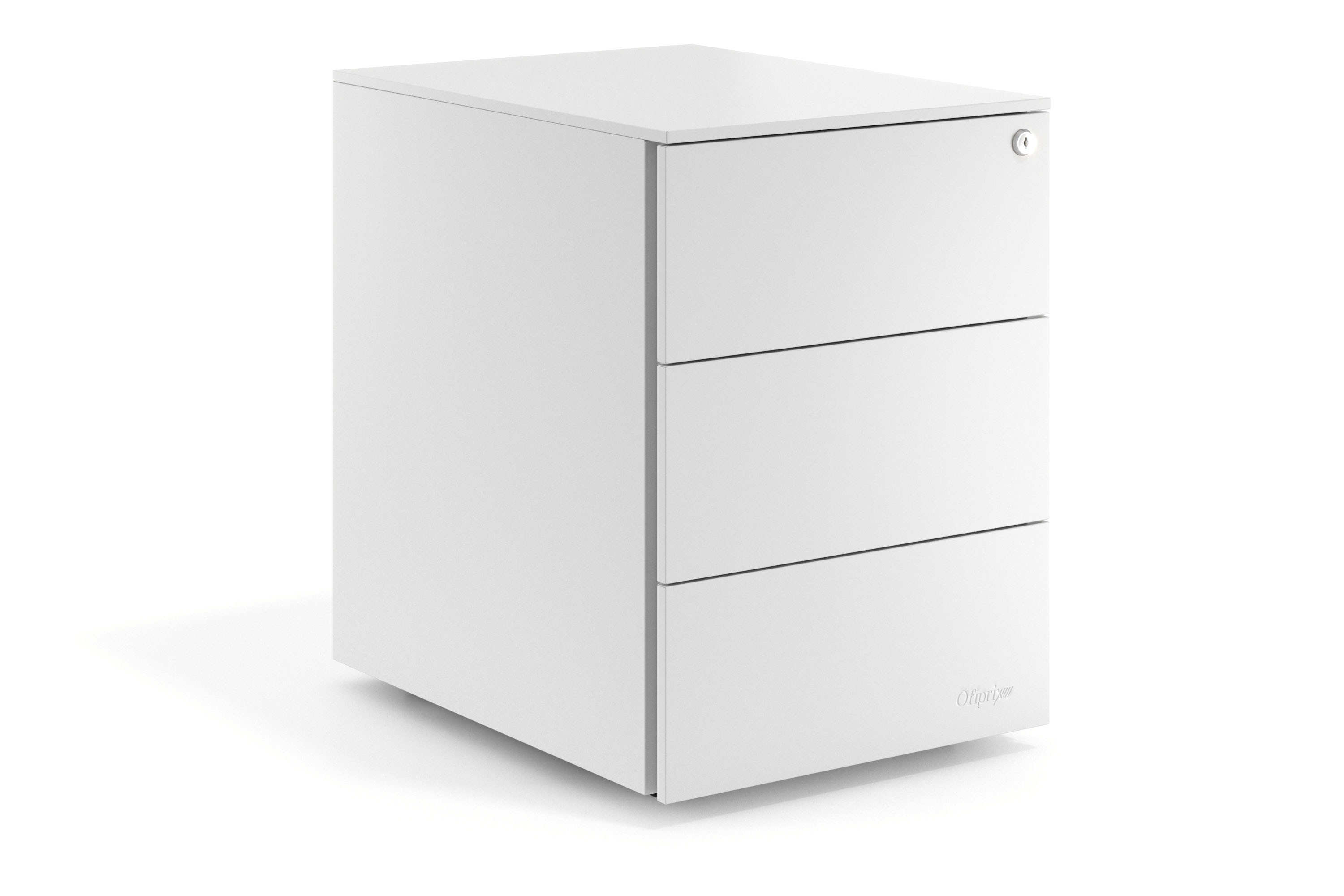 cajonera de escritorio blanco mybox 3 cajones 1