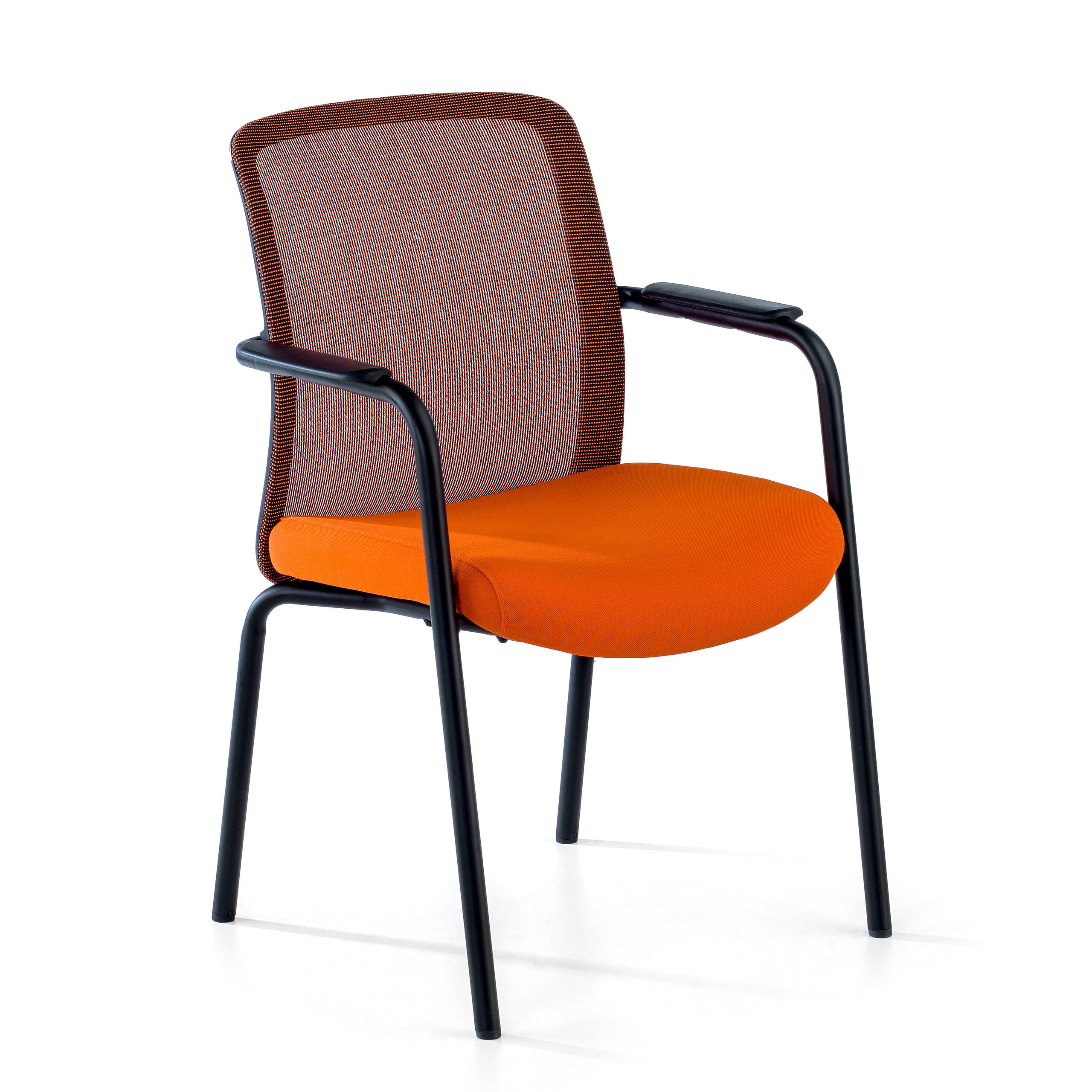 silla confidente naranja berna malla 1