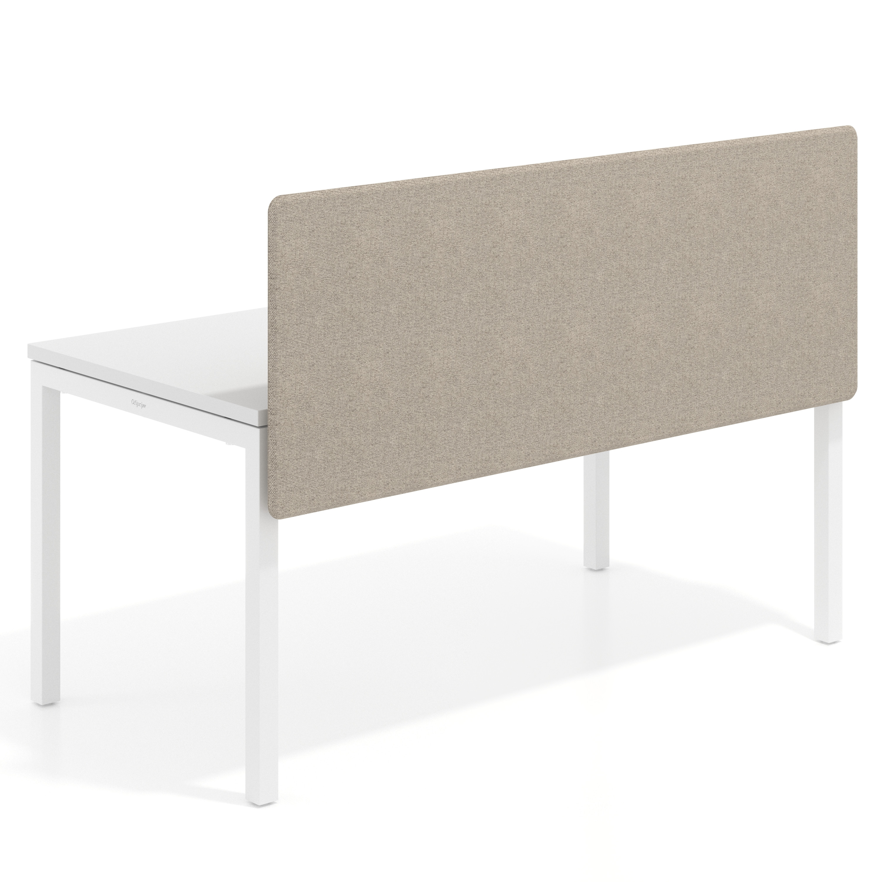 separador de mesa para mesa 120cm beige hoover pantalla acustica hover xl 1