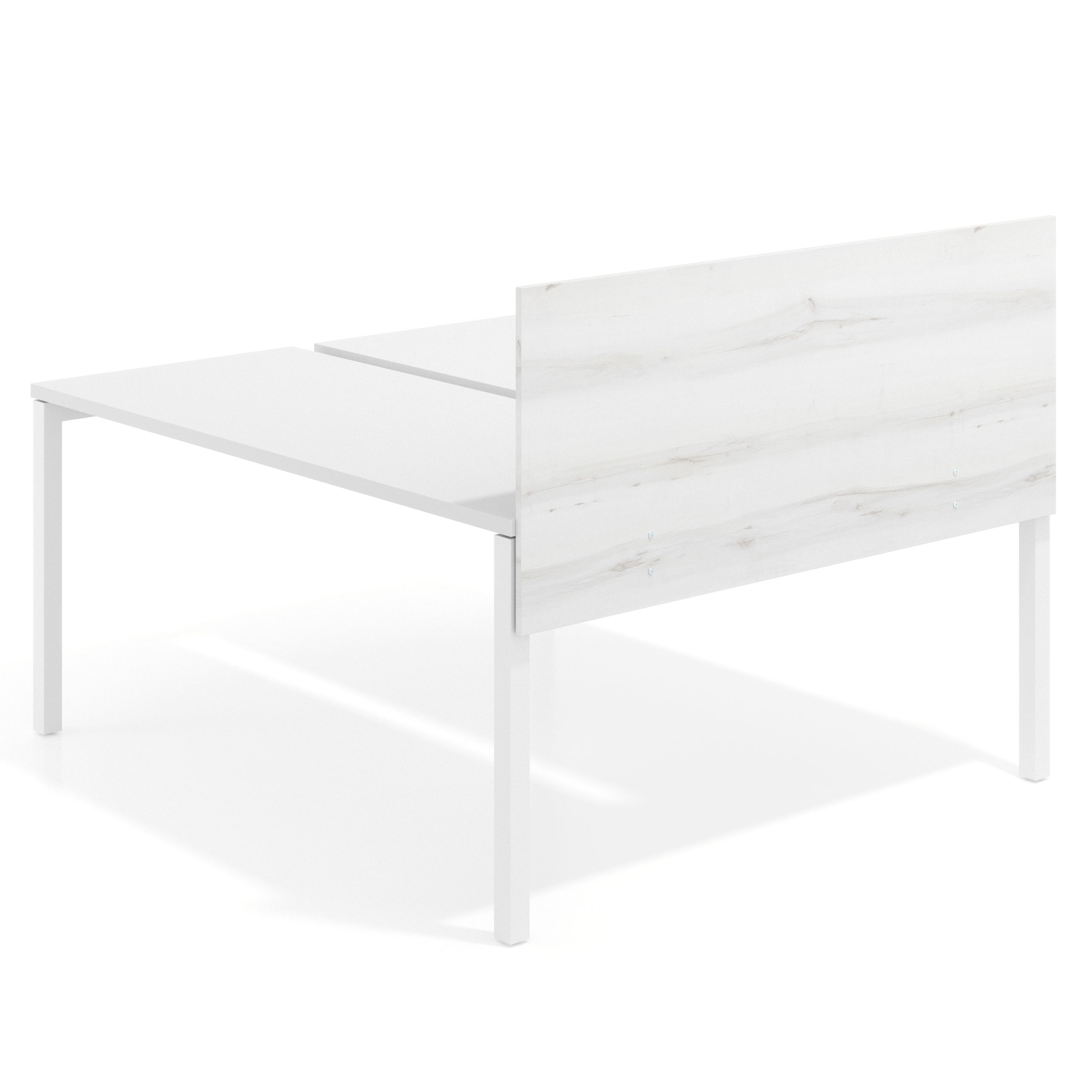 separador de mesa para fondo 126cm albo hoover divisor bench hover lateral melamina fijo 1