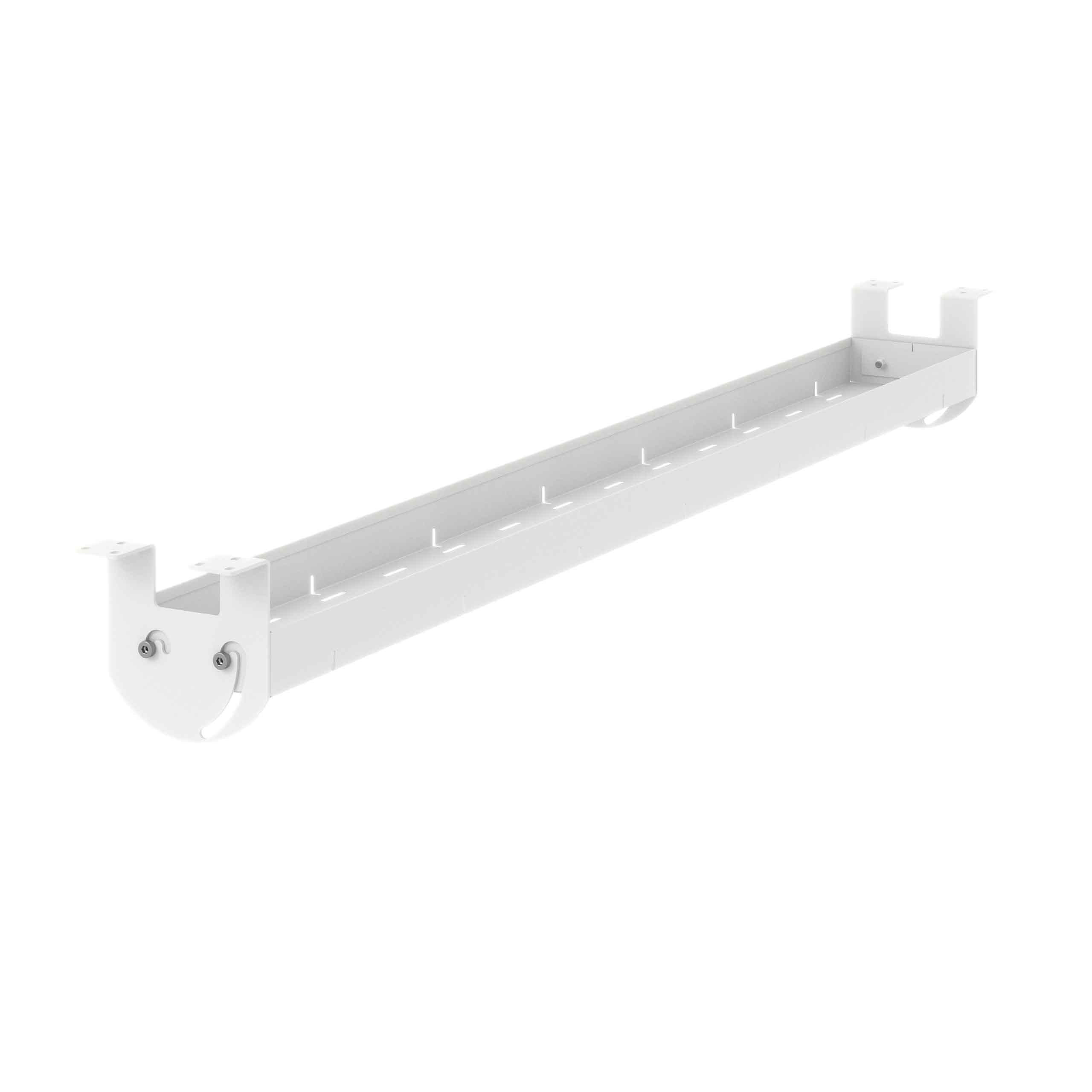 bandeja para cables para mesa 100cm blanco 1