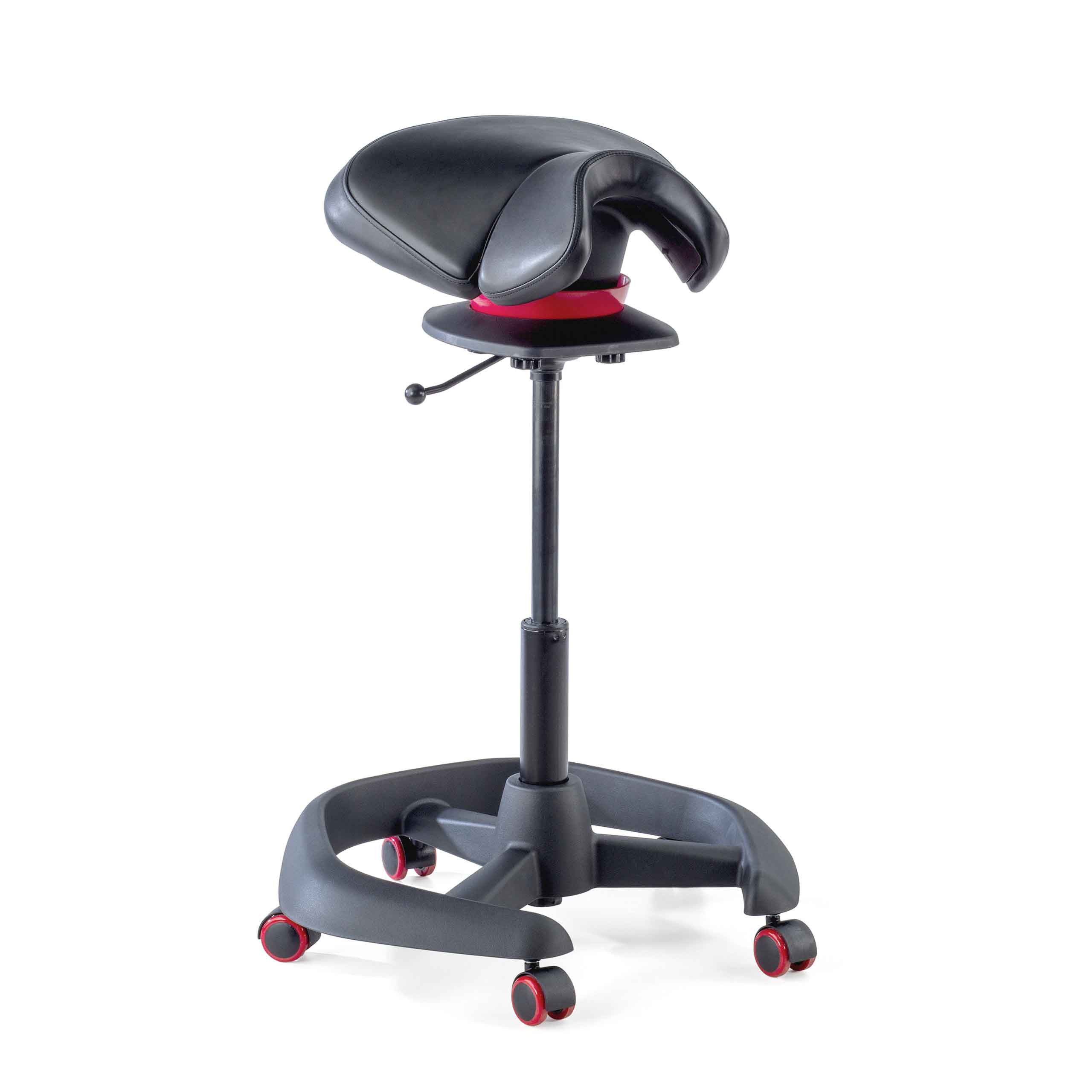 taburete ergonomico negro active 1