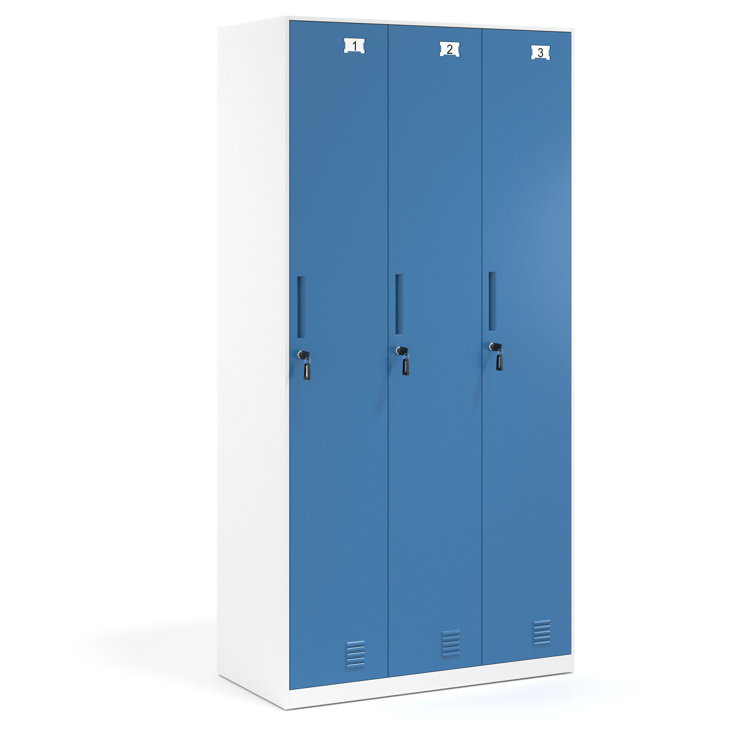 taquilla vestuario azul strong taquilla 3 puertas 1