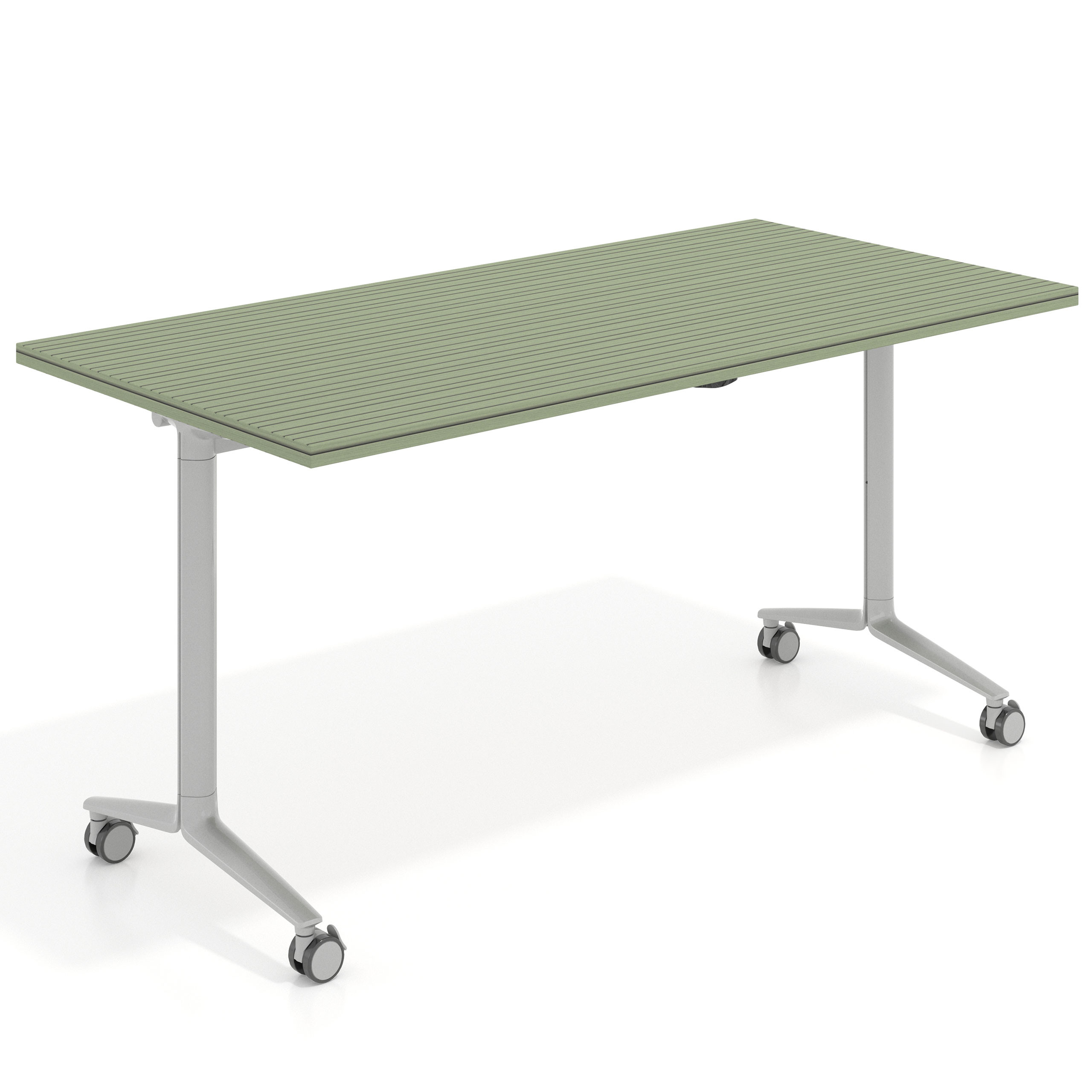 mesa de escritorio plegable 150x75 rayado sauce pivot mesa plegable rectangular 1