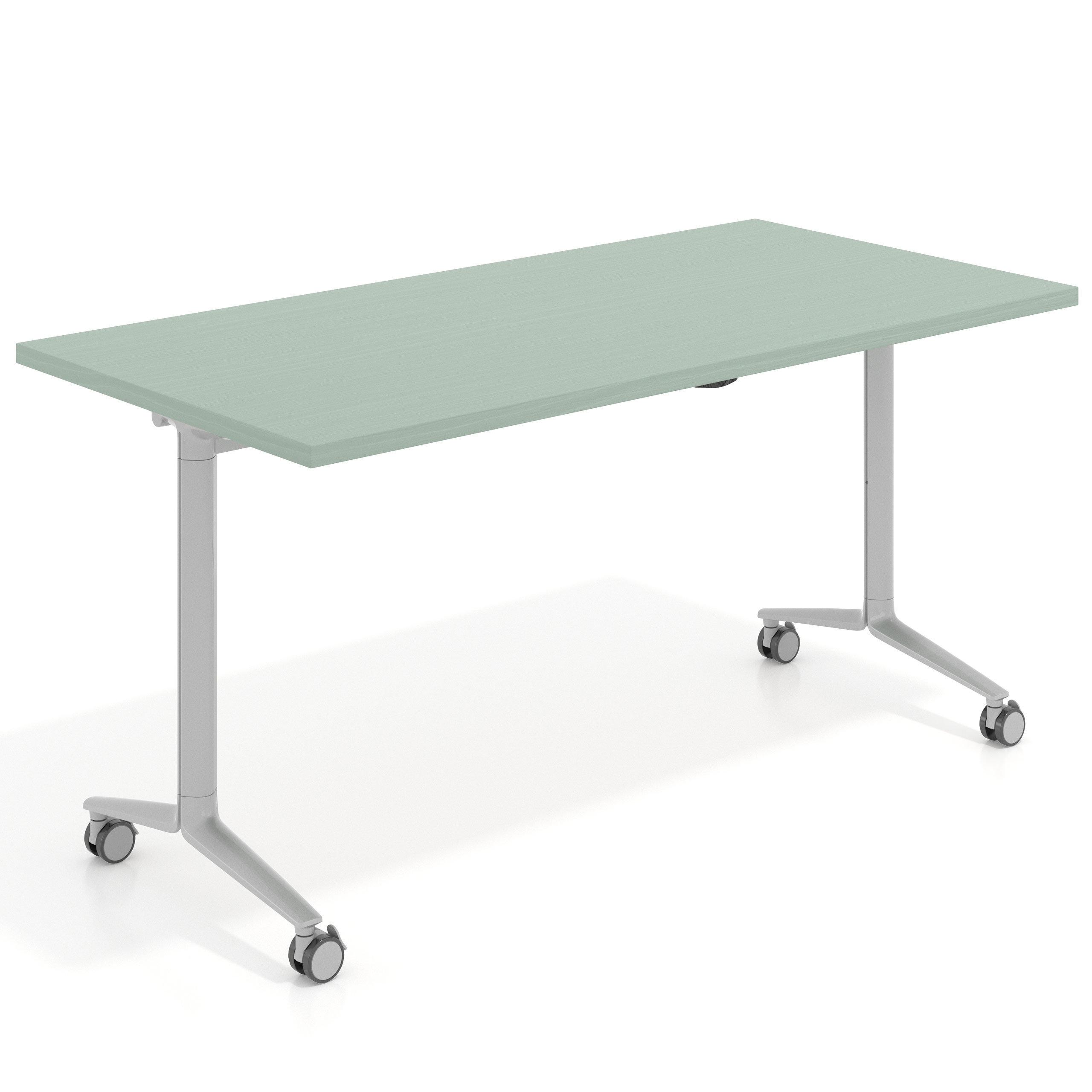 mesa de escritorio plegable 150x75 iris pivot mesa plegable rectangular 1