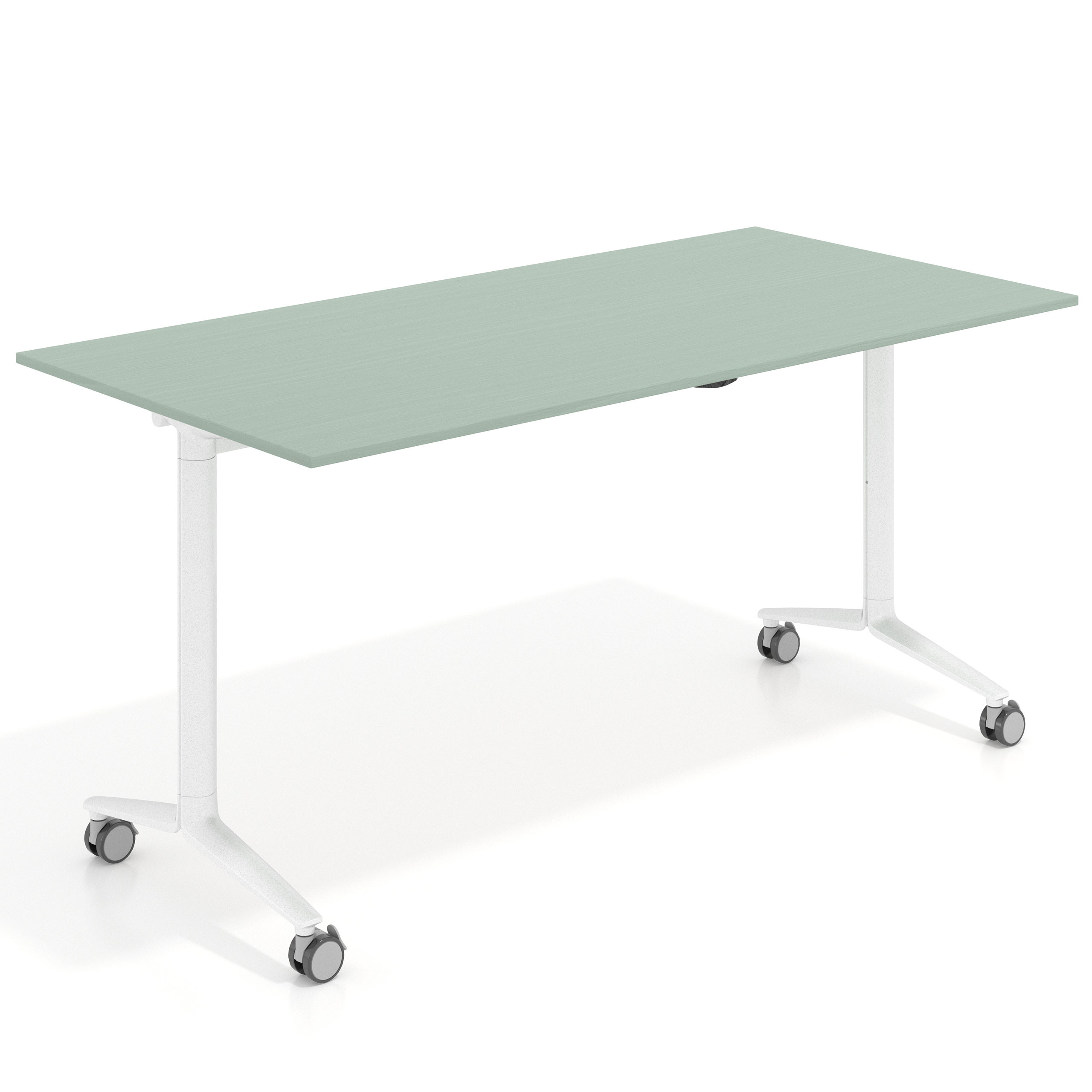 mesa de escritorio plegable 150x75 iris pivot mesa plegable rectangular 1