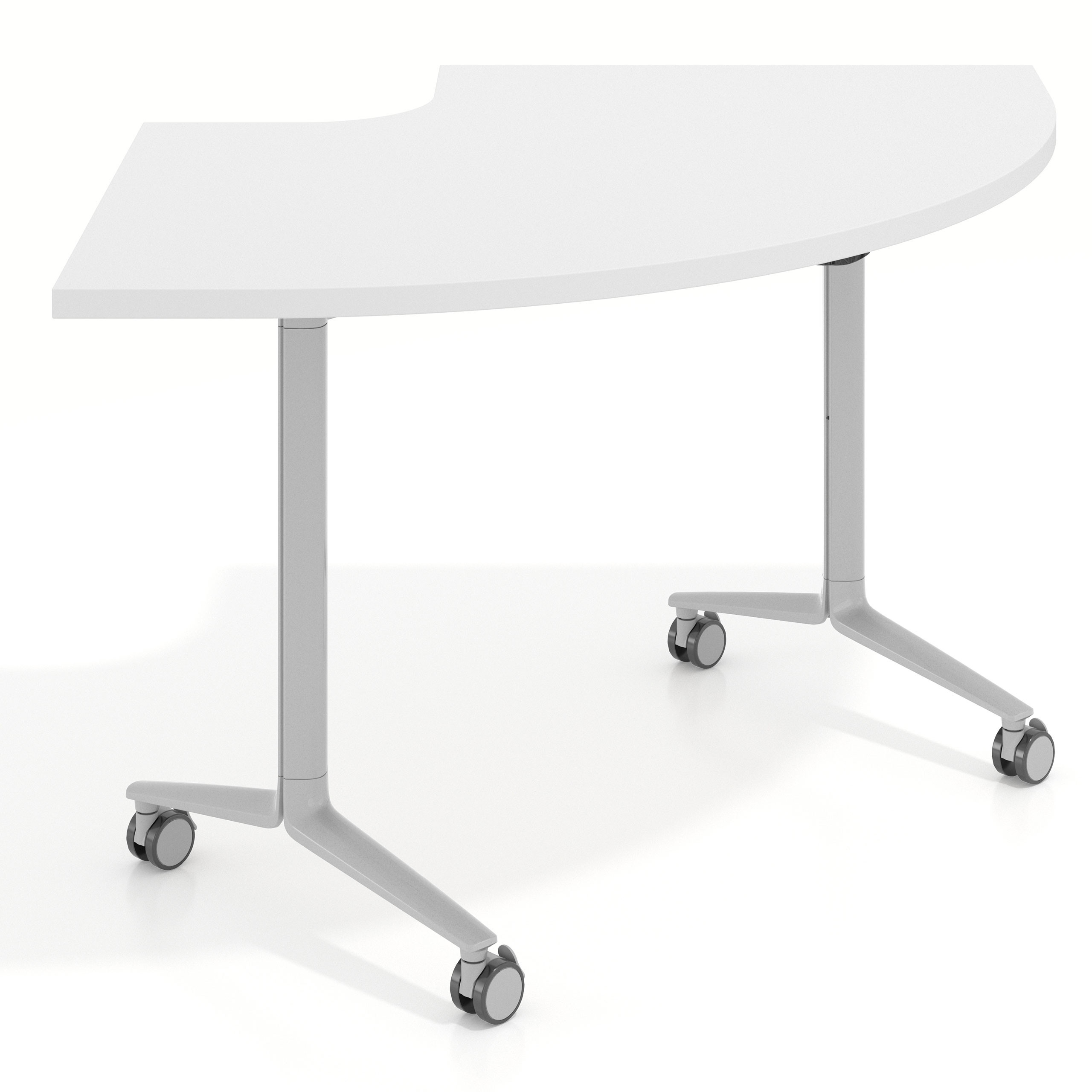 mesa de escritorio plegable 155x93 blanco mate pivot mesa plegable corner 1
