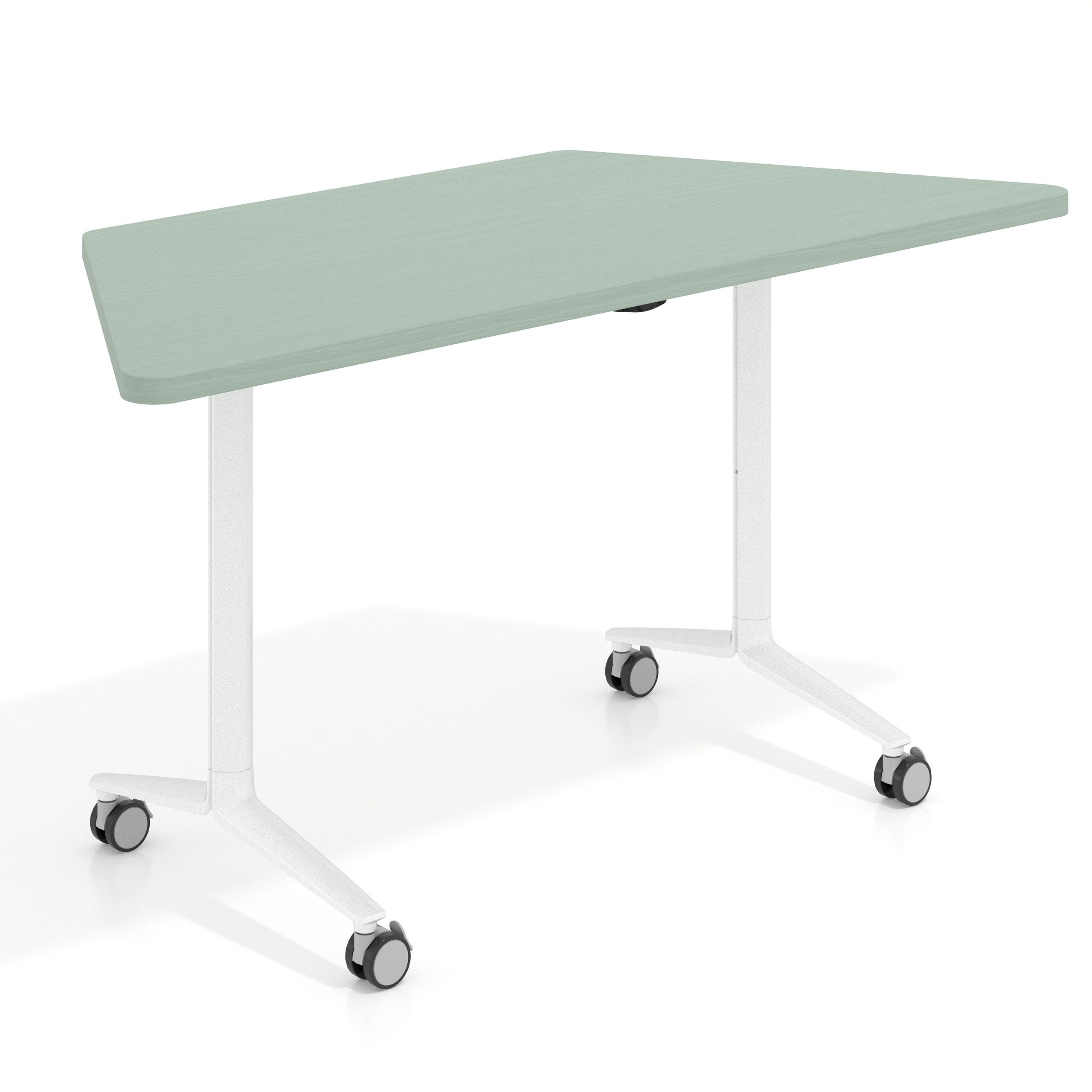 mesa de escritorio plegable 150x65 iris pivot mesa plegable trapezoidal 1