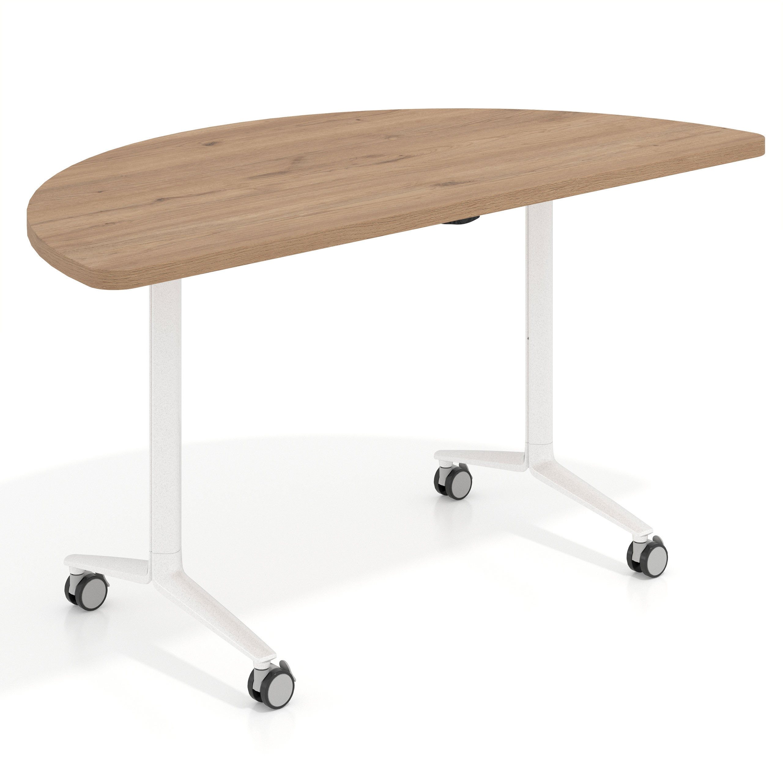 mesa de escritorio plegable 150x75 naturale pivot mesa plegable semicirculo 1