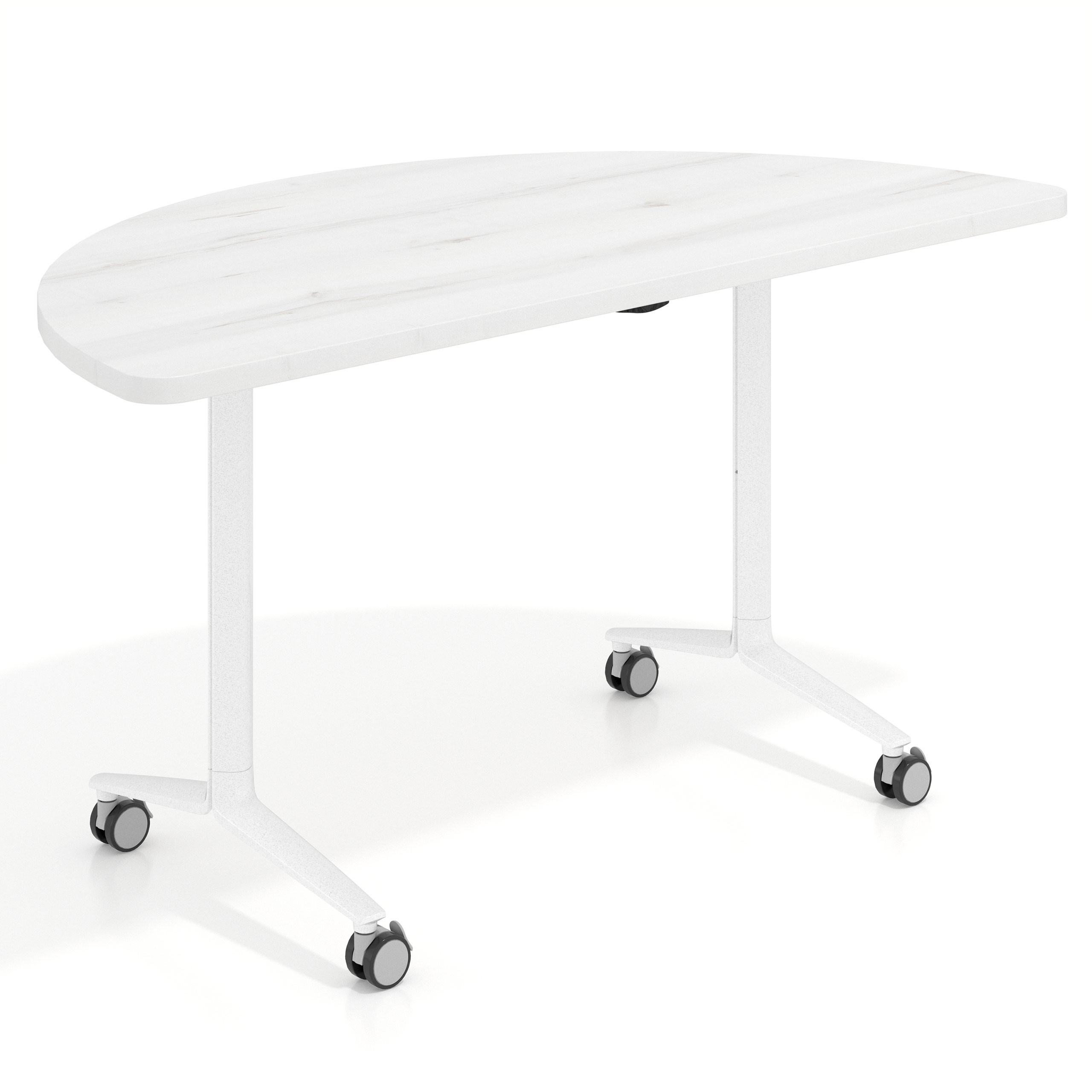 mesa de escritorio plegable 150x75 albo pivot mesa plegable semicirculo 1