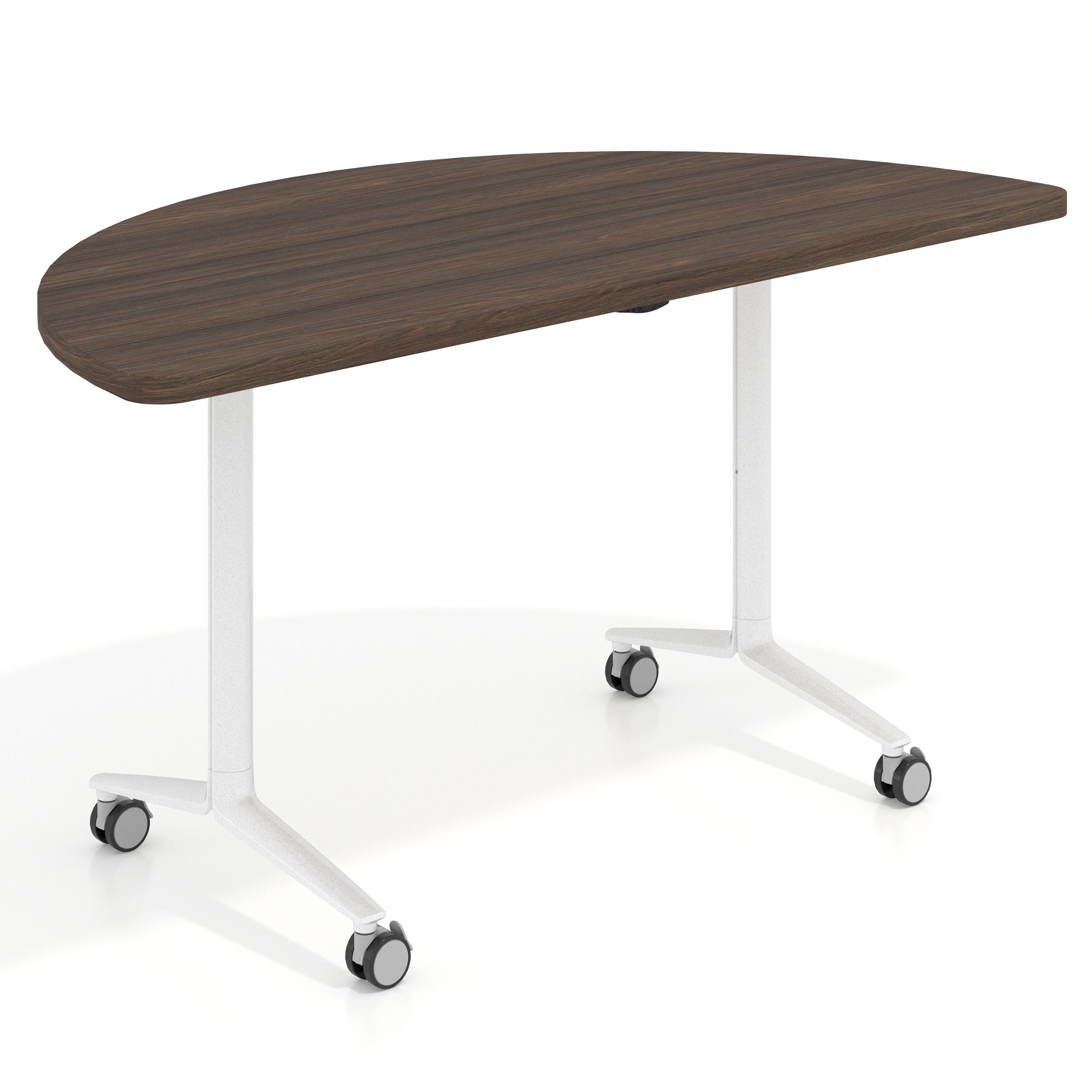 mesa de escritorio plegable 150x75 mistral pivot mesa plegable semicirculo 1