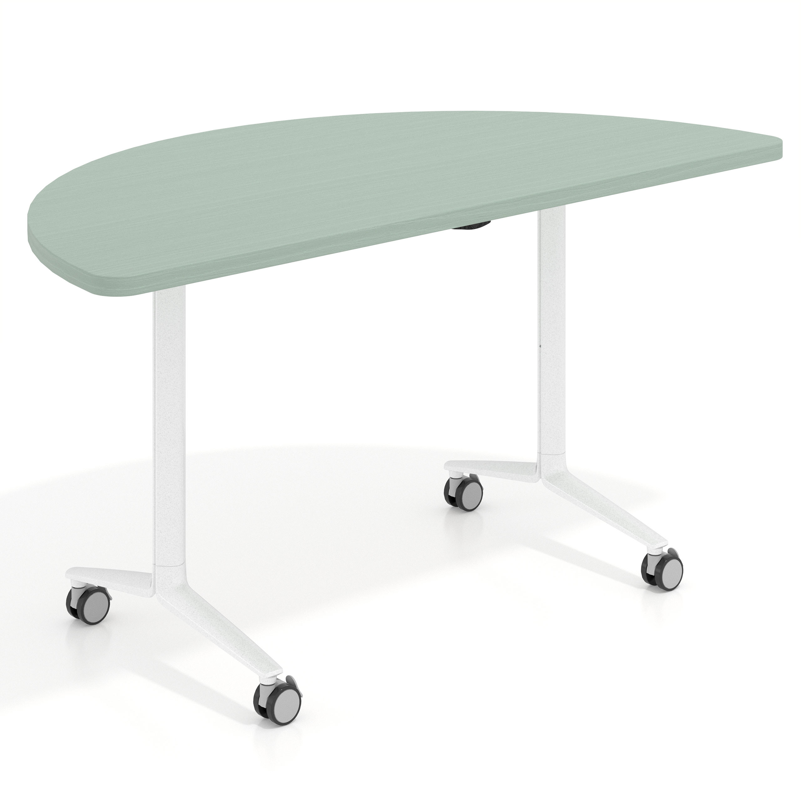 mesa de escritorio plegable 150x75 iris pivot mesa plegable semicirculo 1