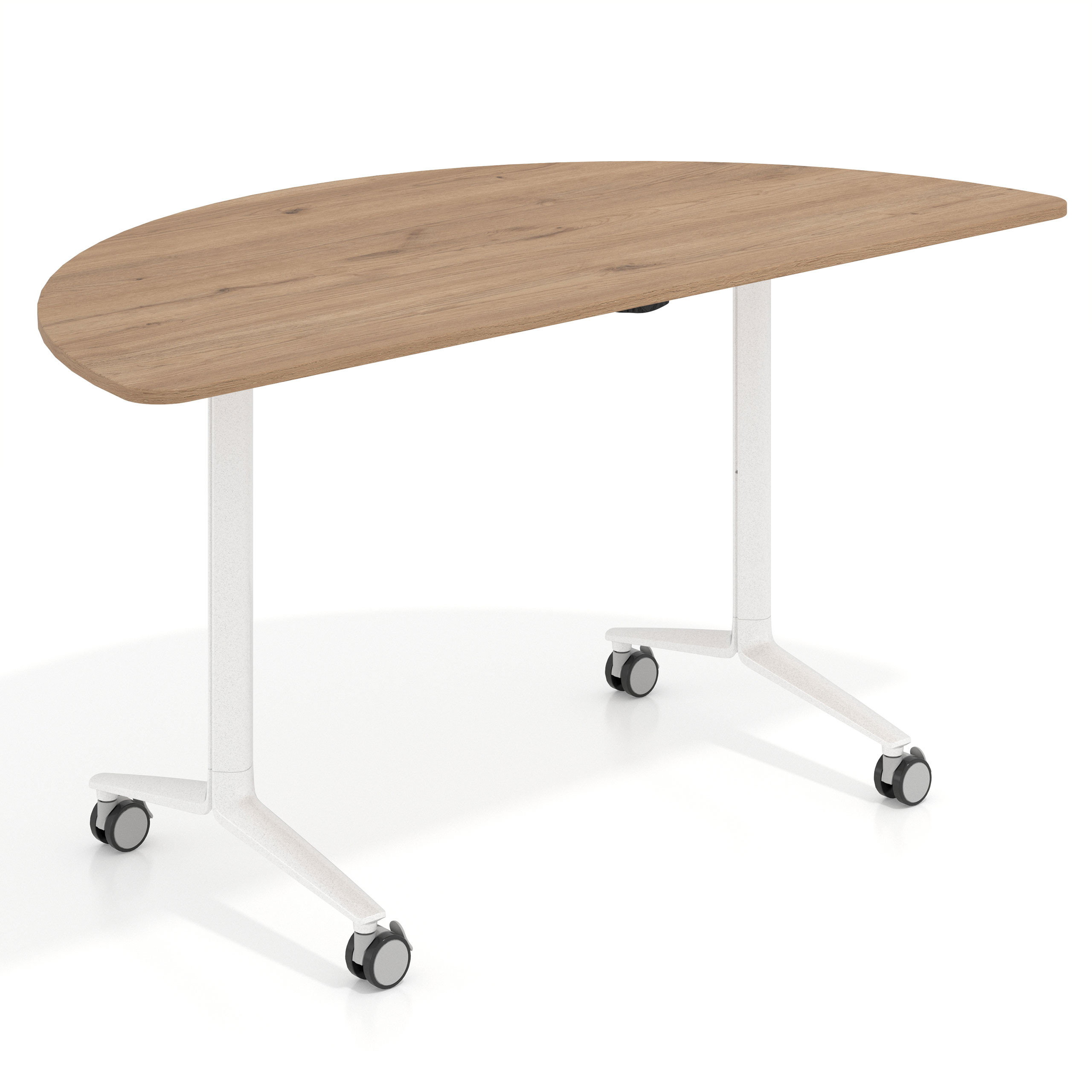 mesa de escritorio plegable 150x75 naturale pivot mesa plegable semicirculo 1