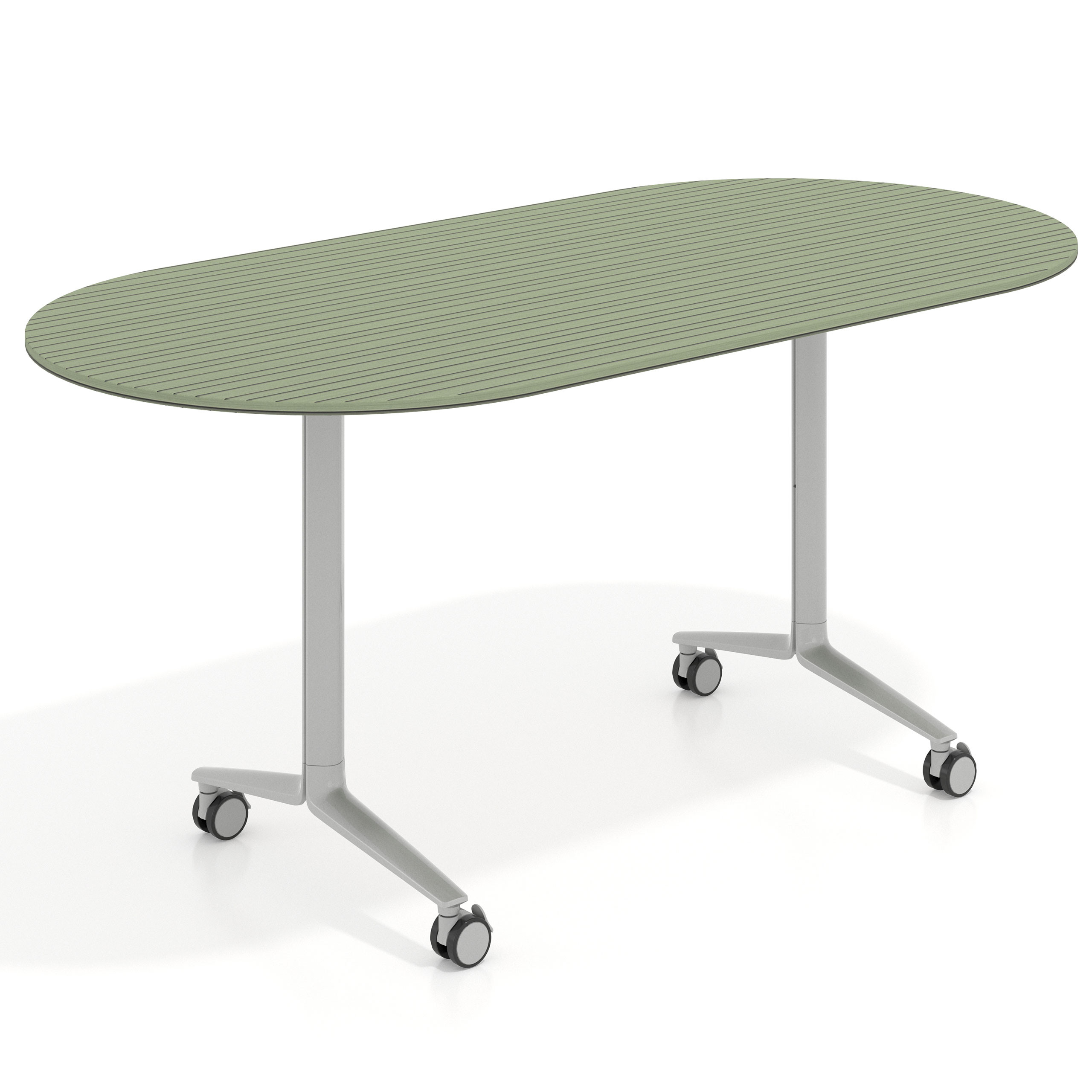 mesa de escritorio plegable 160x80 rayado sauce pivot mesa plegable ovalada 1