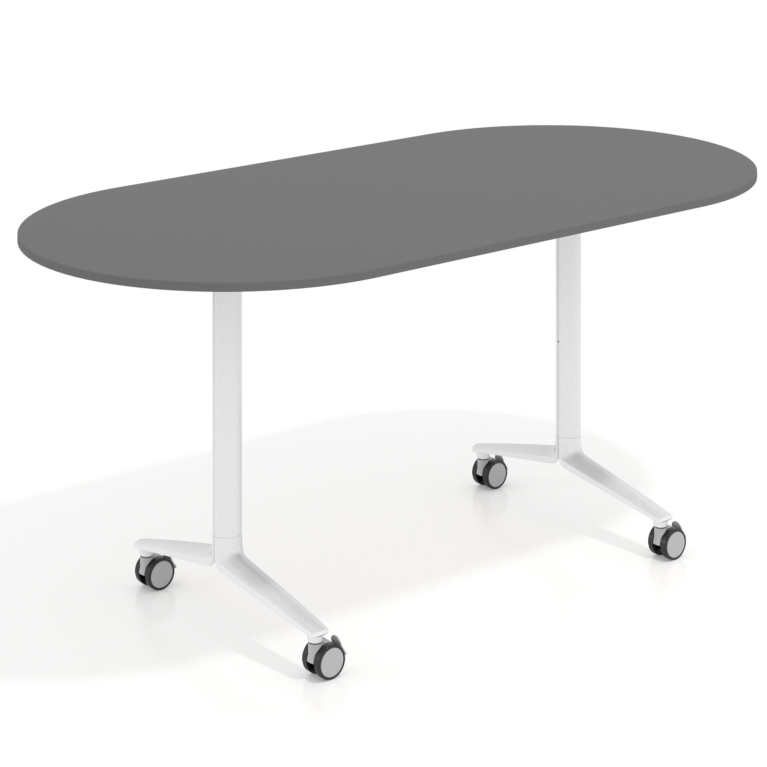 mesa de escritorio plegable 160x80 gris tormenta pivot mesa plegable ovalada 1