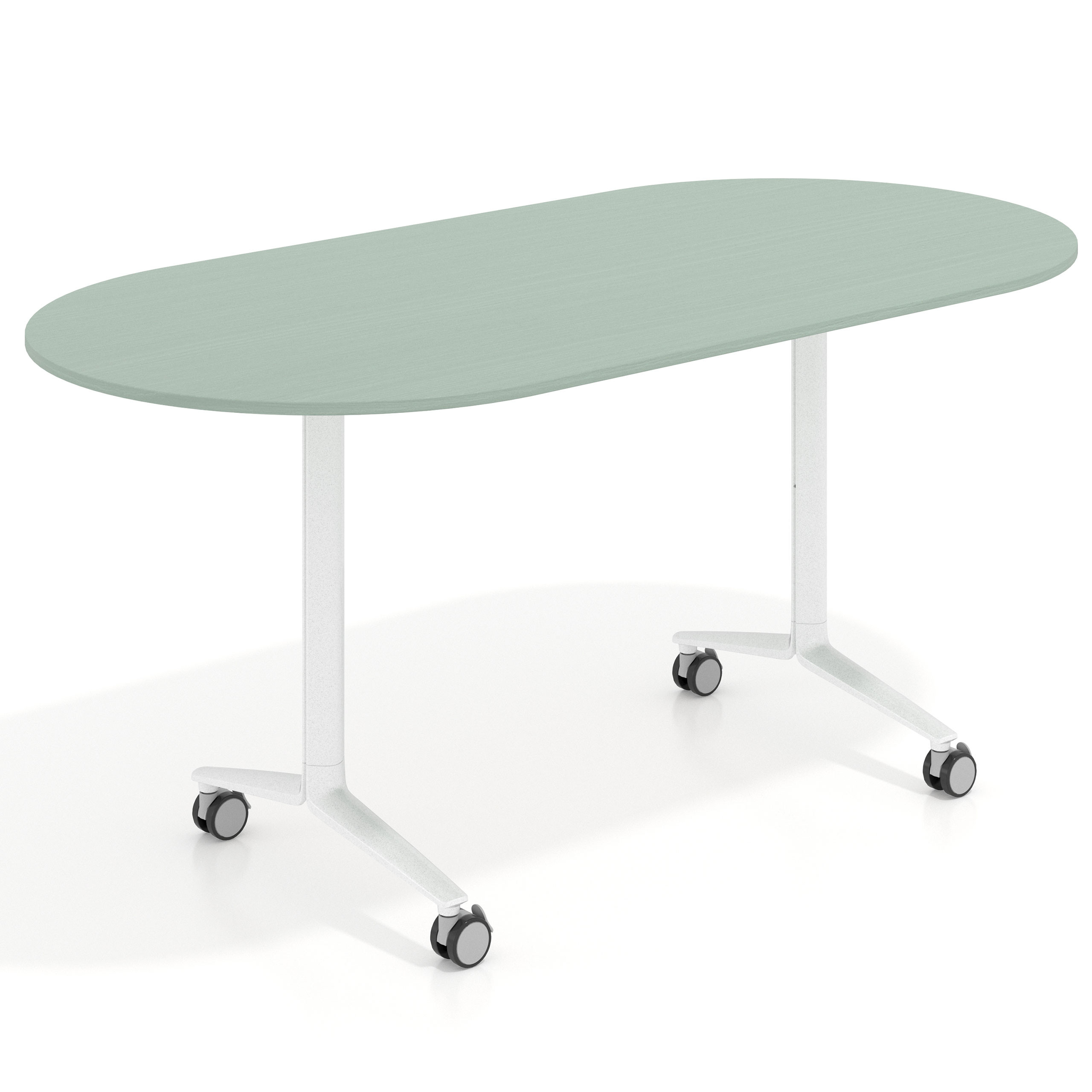 mesa de escritorio plegable 160x80 iris pivot mesa plegable ovalada 1