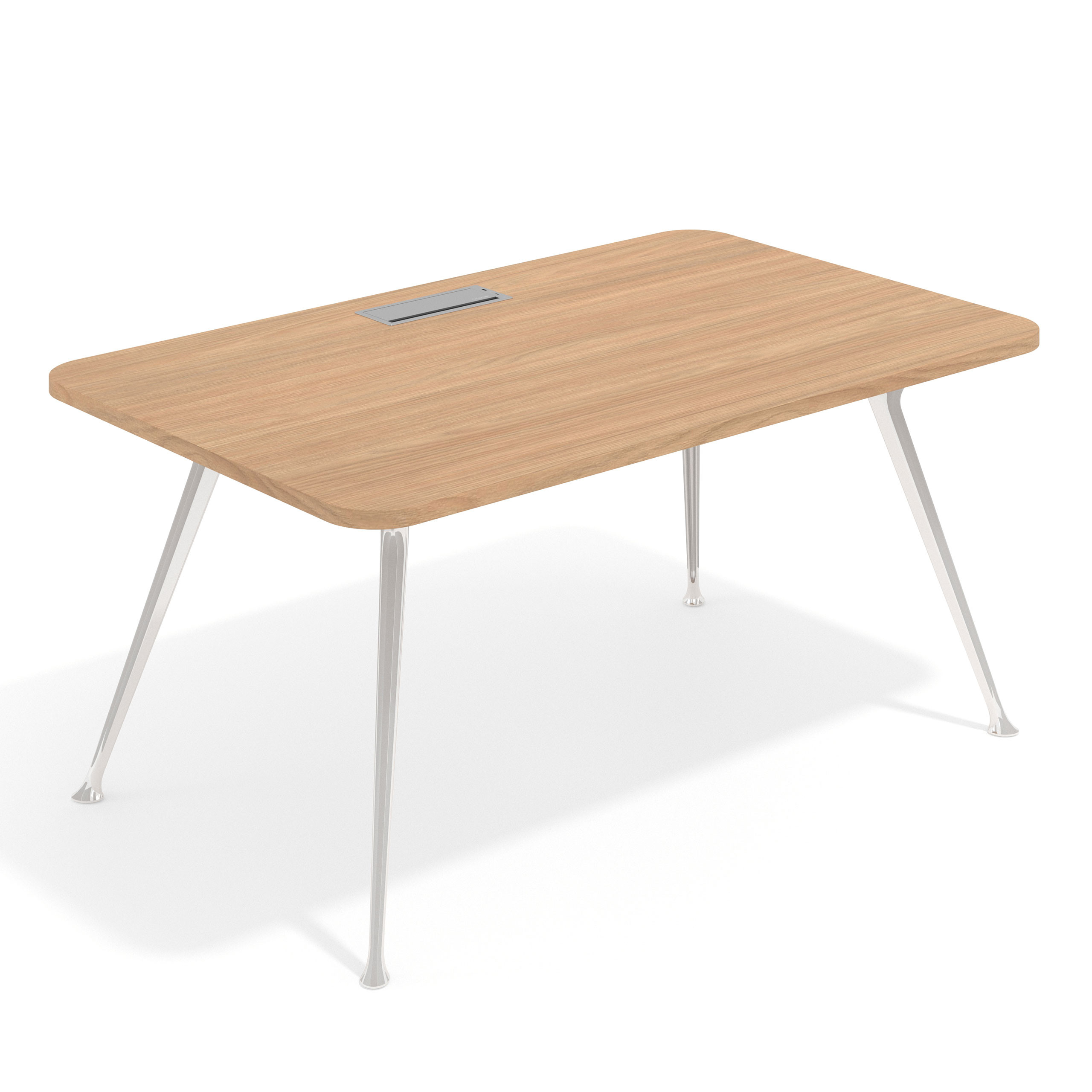 mesa de direccion 100x100 siroco tekno mesa con pasacables 1