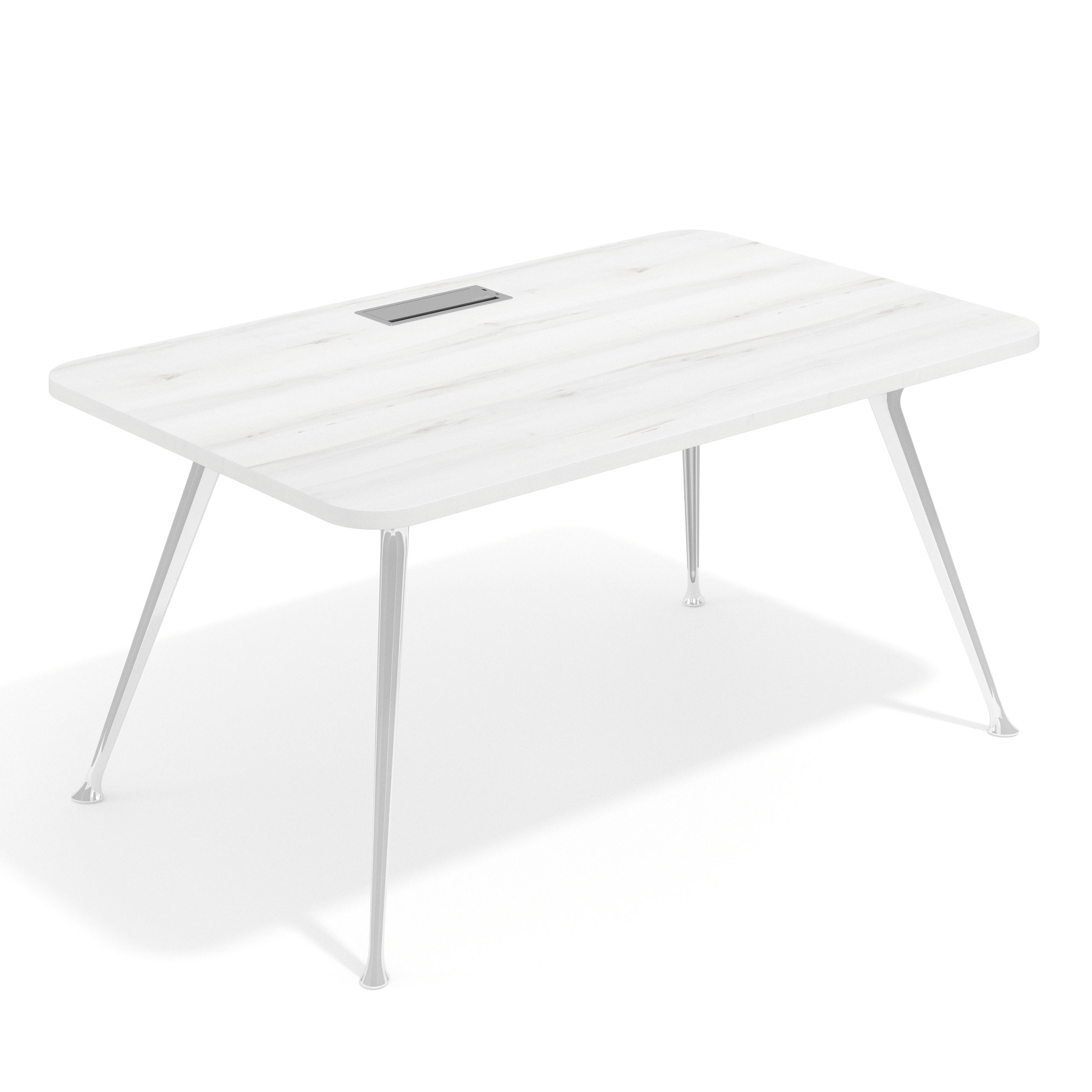 mesa de direccion 100x100 albo tekno mesa con pasacables 1
