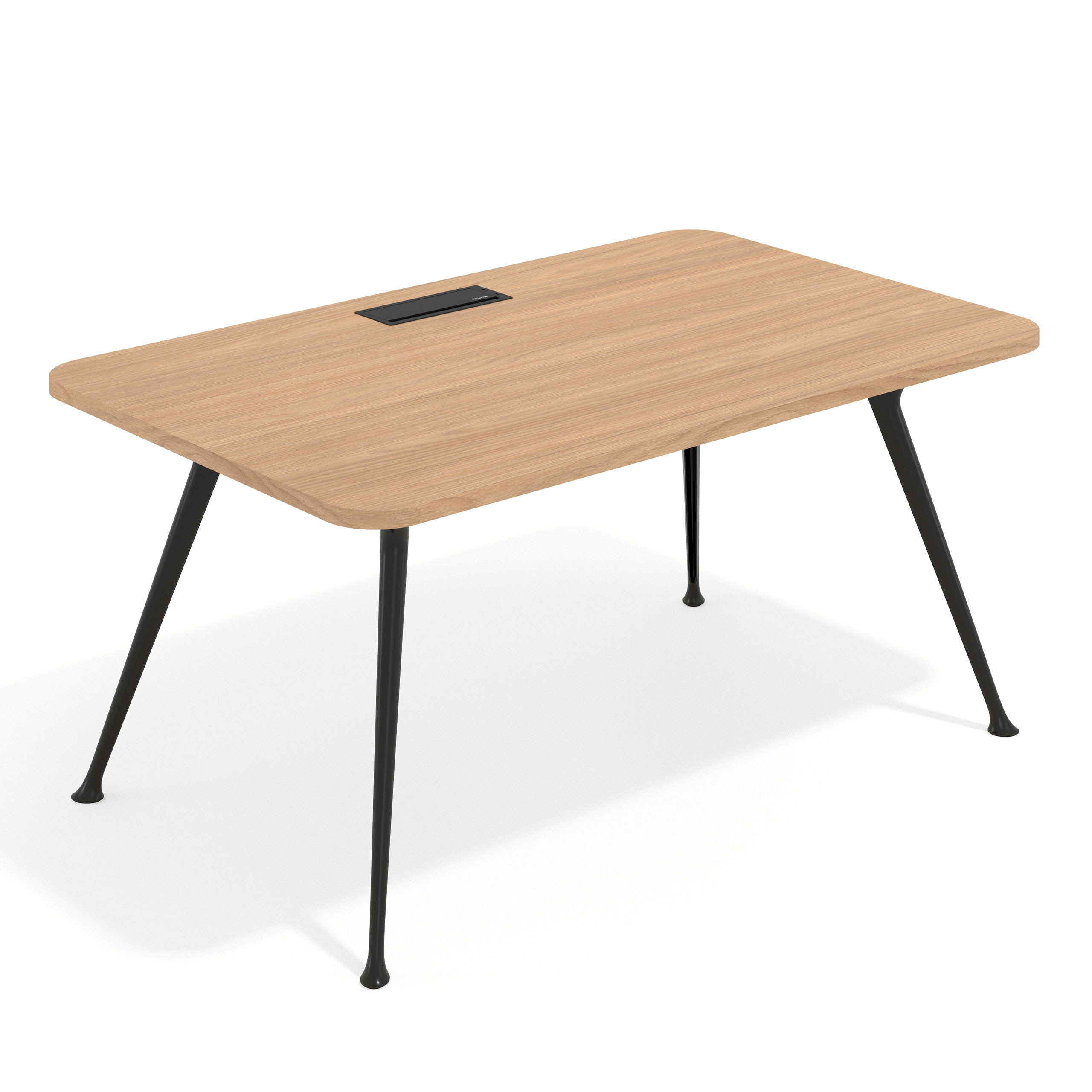 mesa de direccion 100x100 siroco tekno mesa con pasacables 1