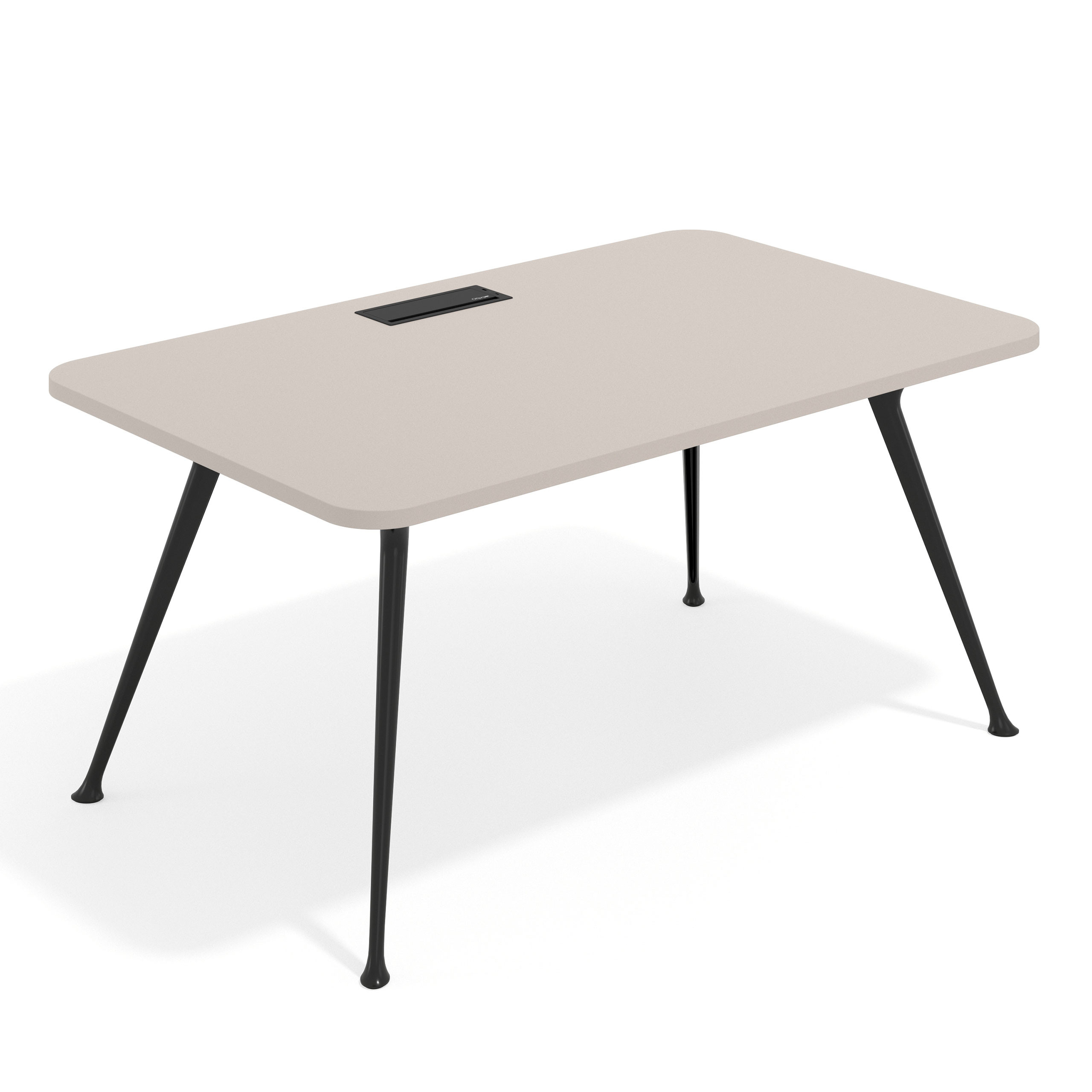 mesa de direccion 180x100 gris coco tekno mesa con pasacables 1