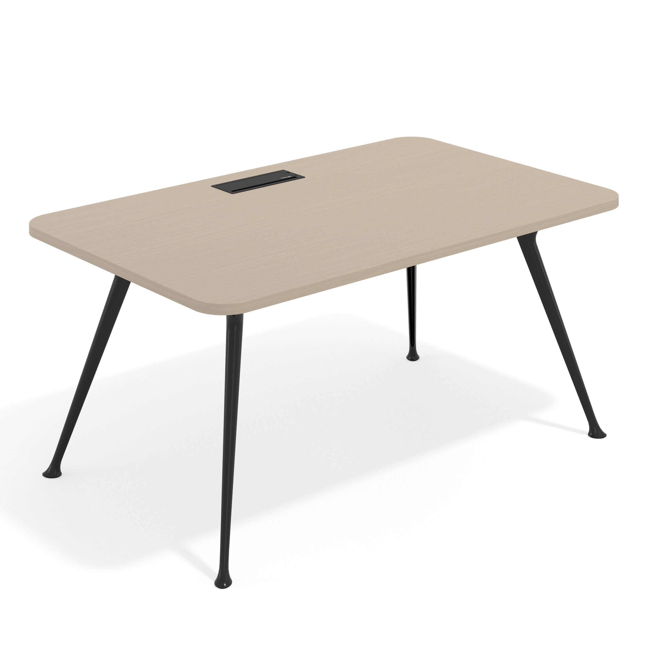 mesa de direccion 160x100 canvas tekno mesa con pasacables 1