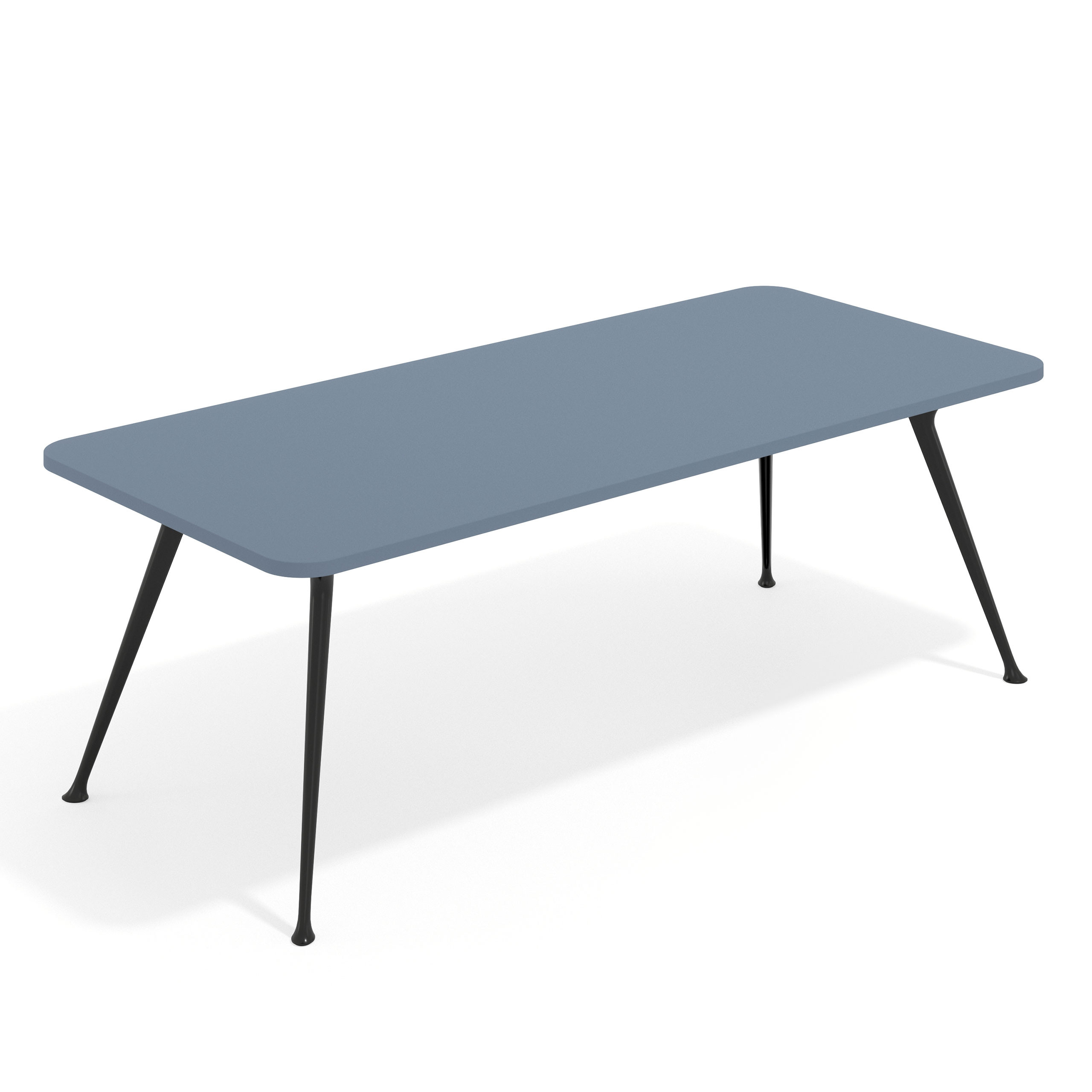 mesa reuniones 220x100 azul talco tekno mesa sin pasacables 1