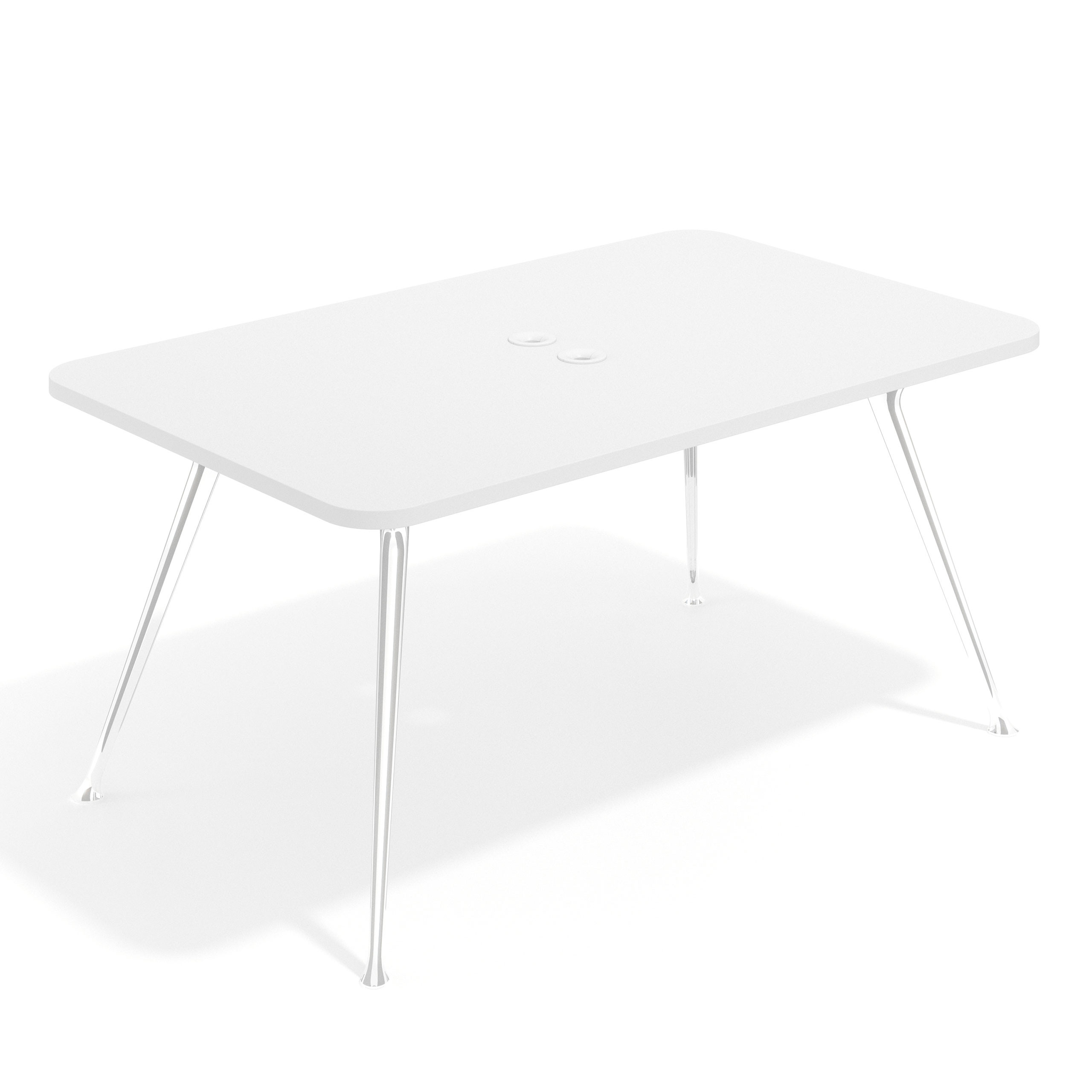 mesa reuniones 120x120 blanco mate tekno mesa fondo 120cm 1