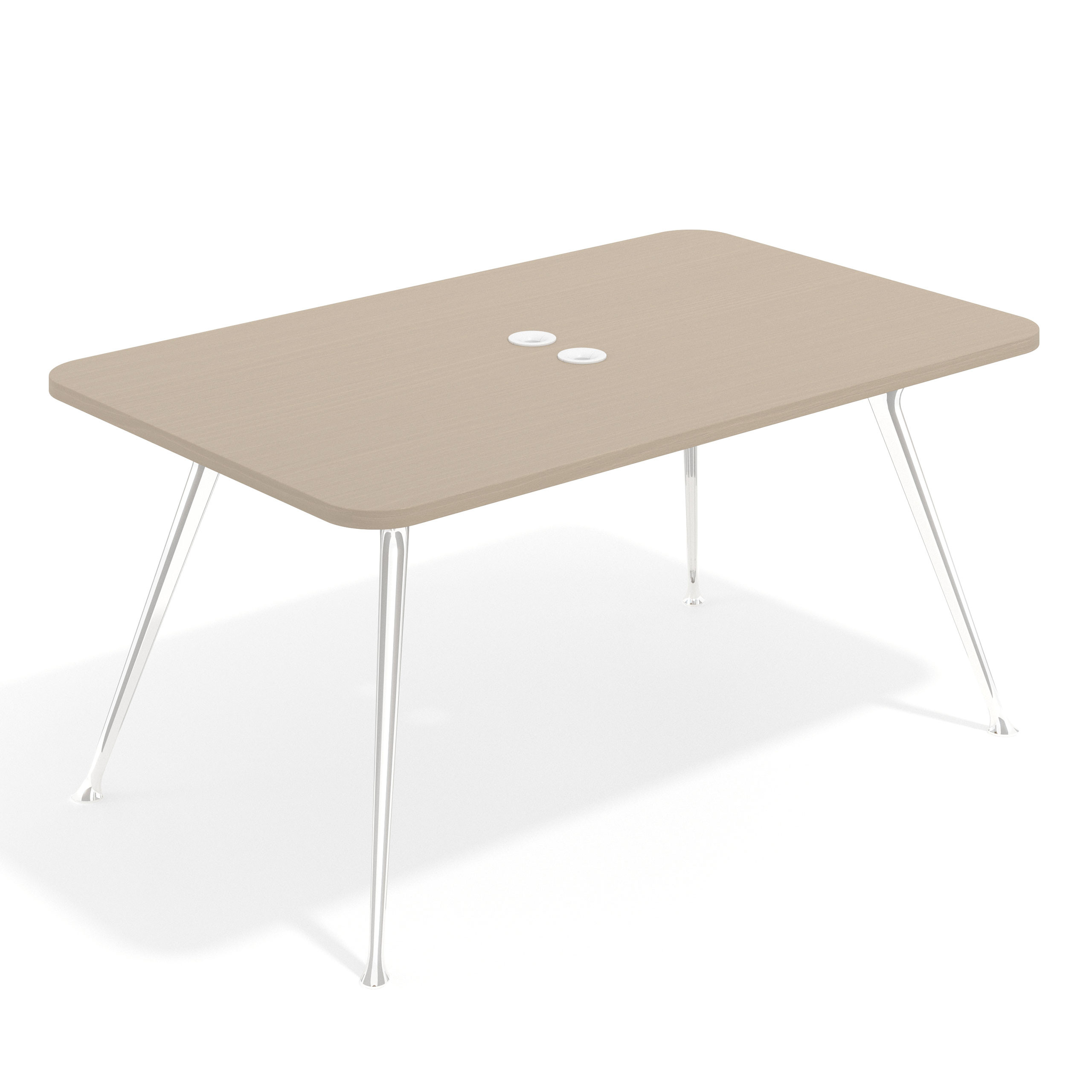 mesa reuniones 120x120 canvas tekno mesa fondo 120cm 1