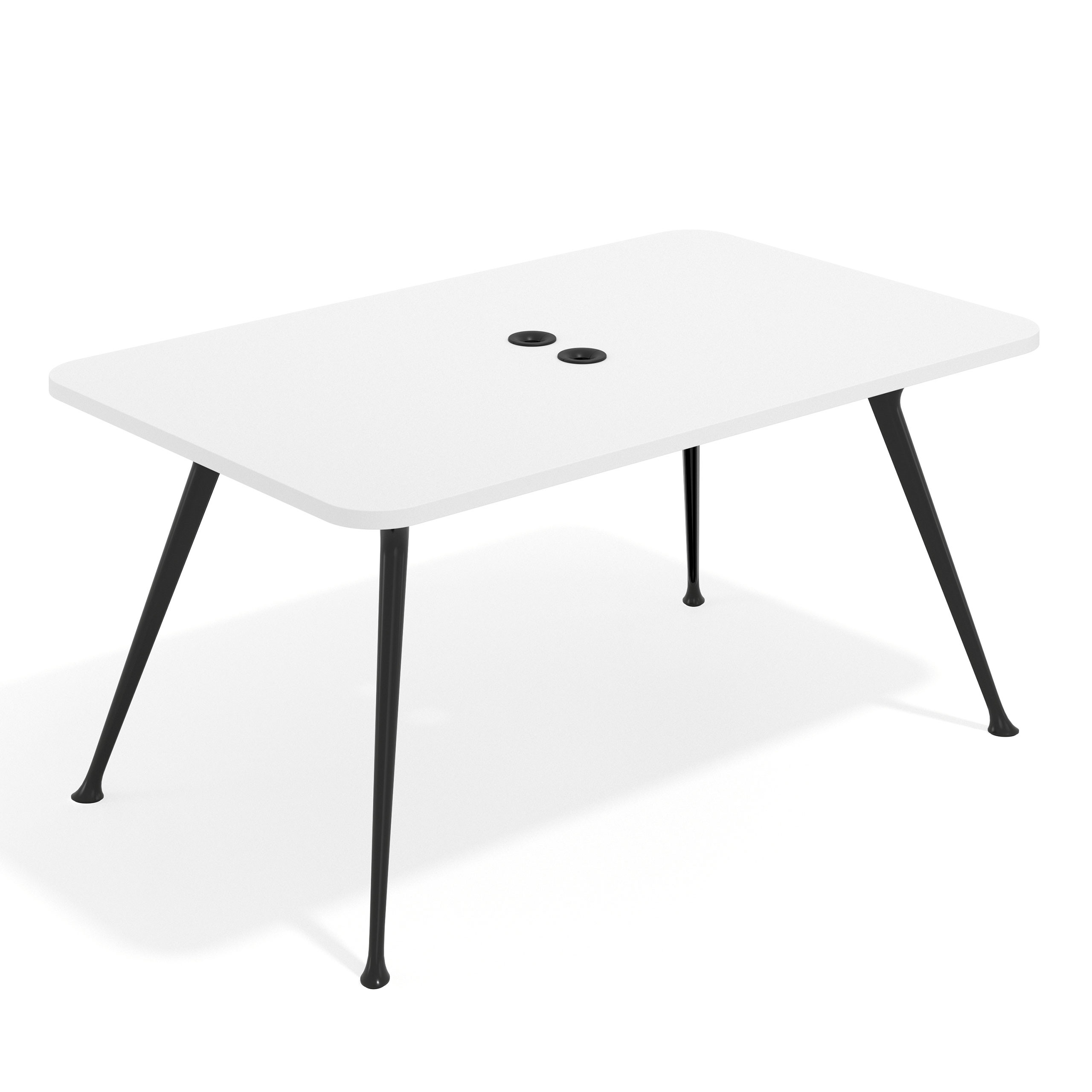 mesa reuniones 120x120 blanco mate tekno mesa fondo 120cm 1