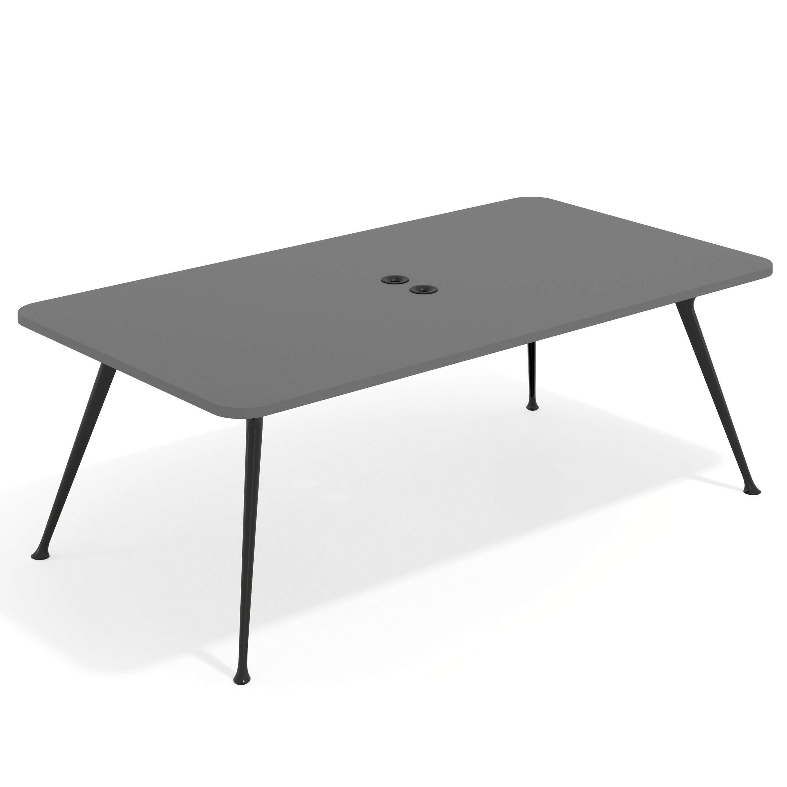 mesa reuniones 240x120 gris tormenta tekno 1