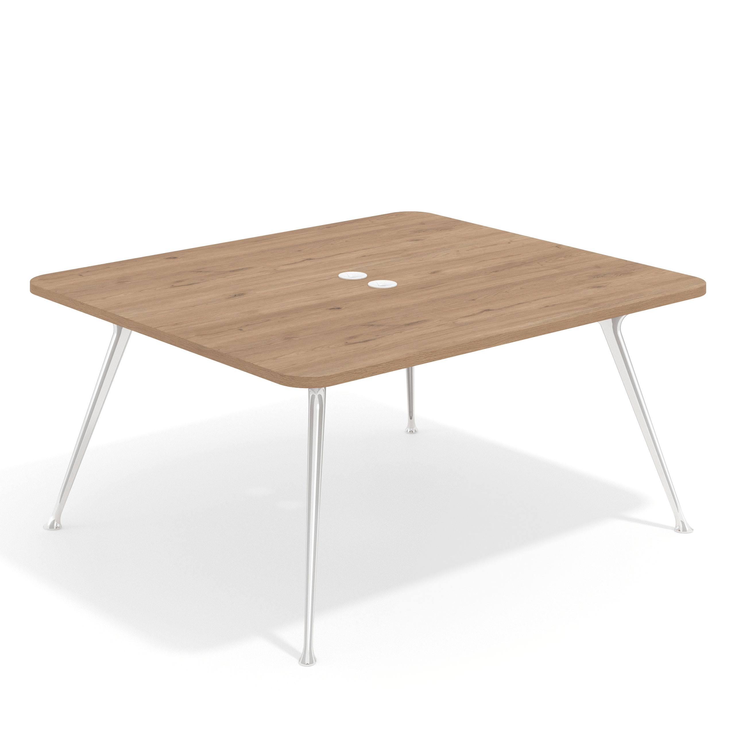 mesa reuniones 140x140 naturale tekno mesa fondo 140cm 1