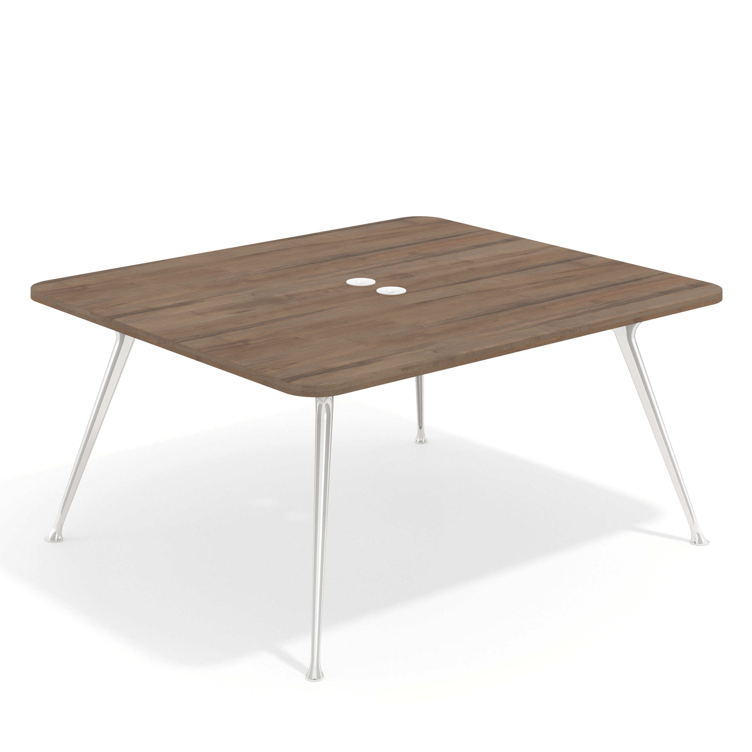 mesa reuniones 140x140 noce sabi tekno mesa fondo 140cm 1