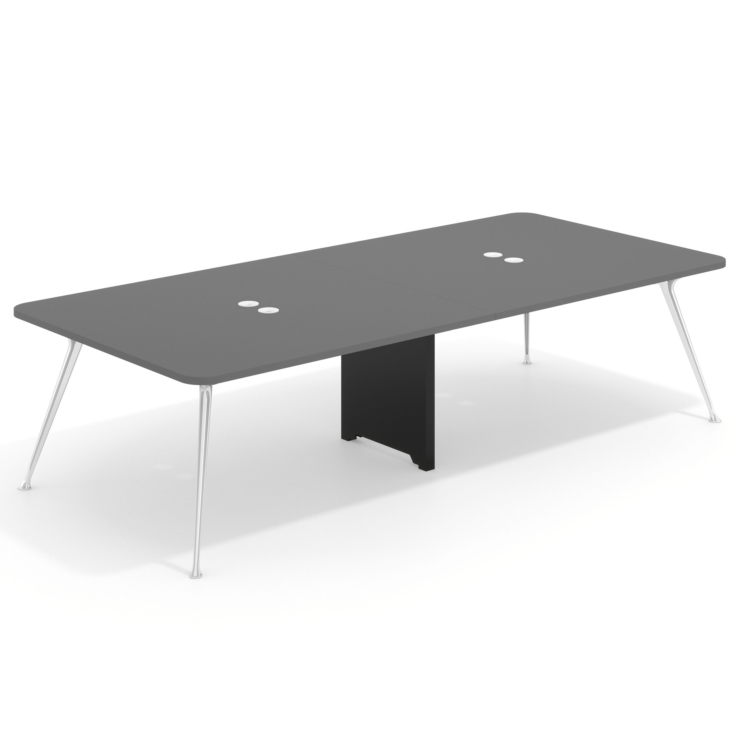 mesa reuniones 340x140 gris tormenta tekno mesa doble fondo 140cm 1