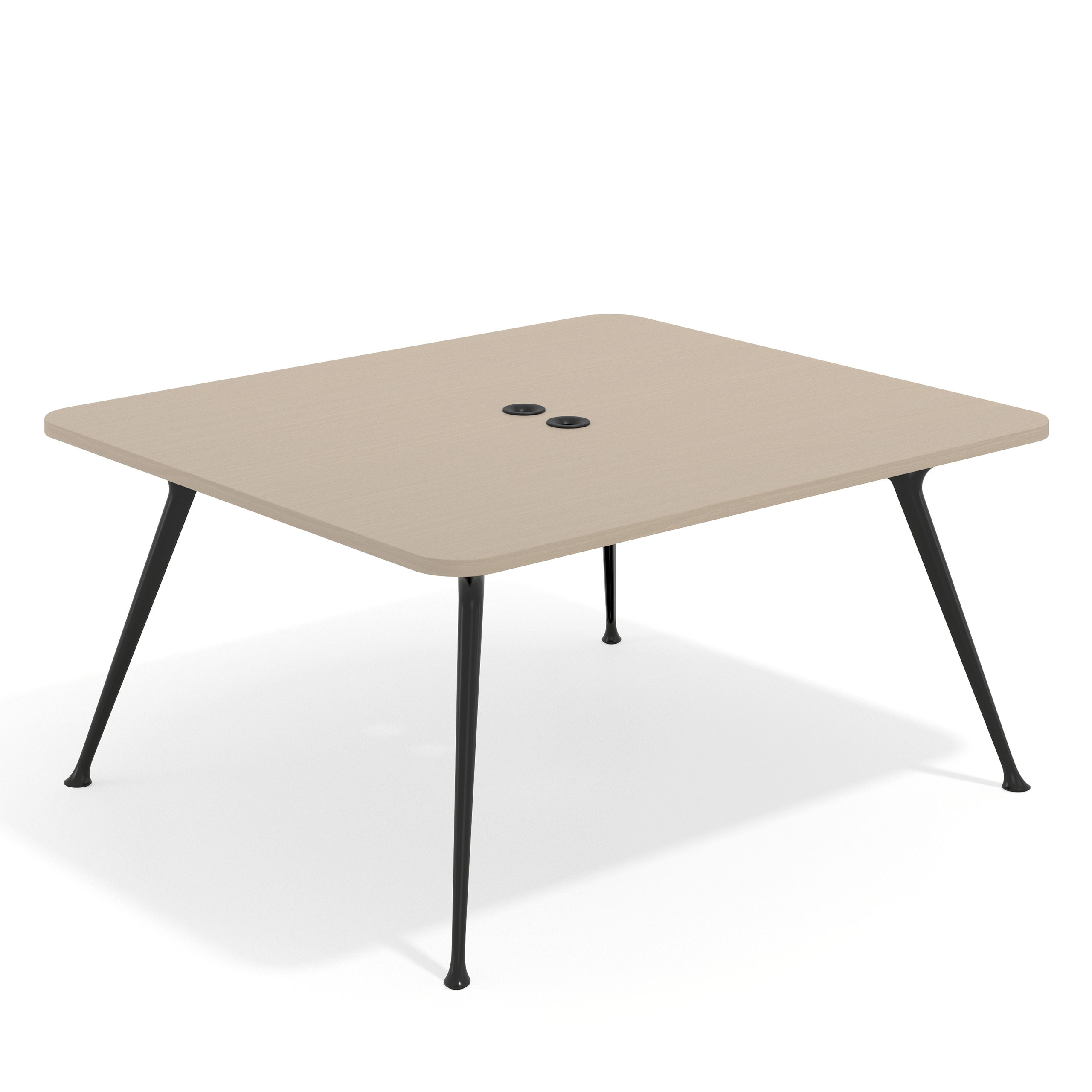 mesa reuniones 140x140 canvas tekno mesa fondo 140cm 1