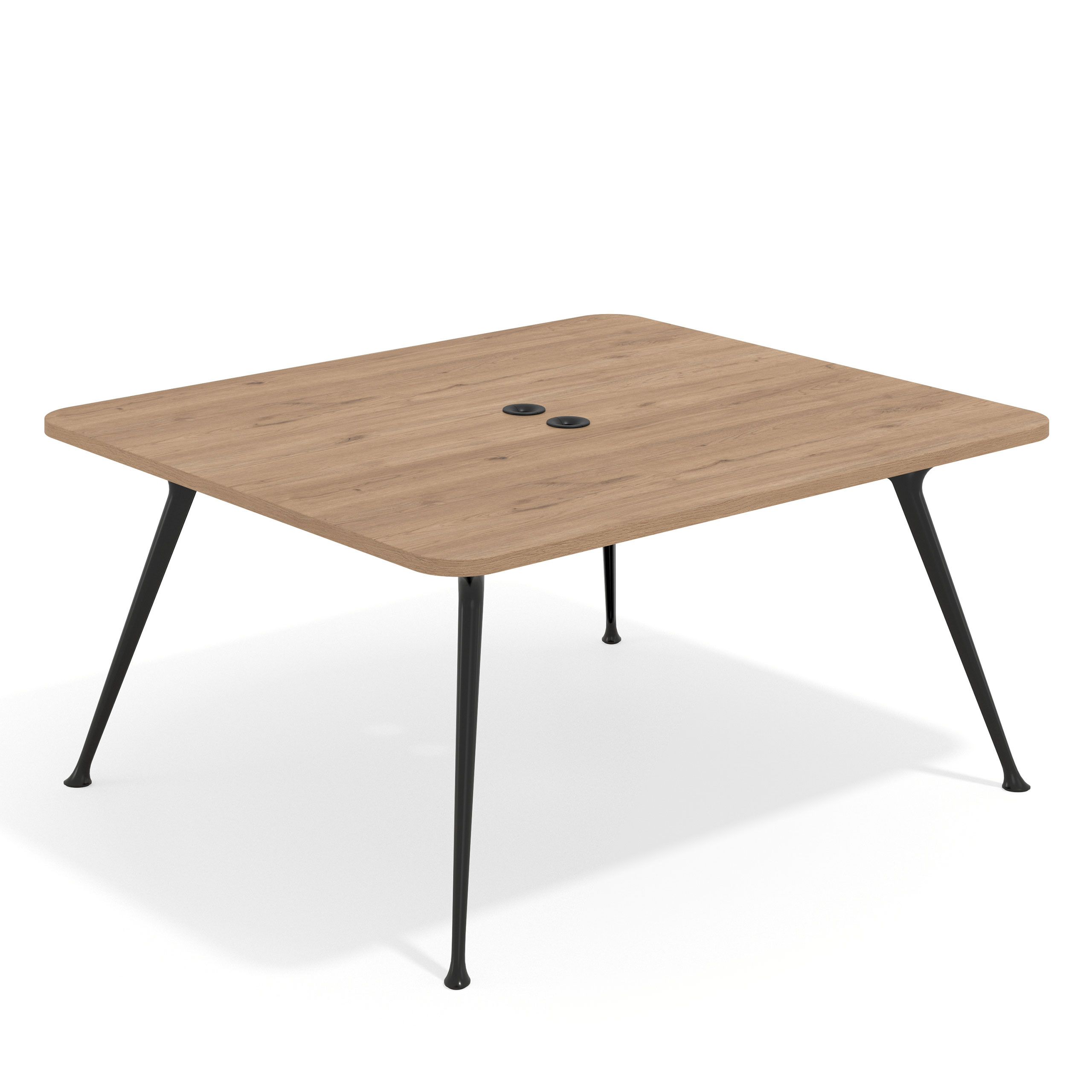 mesa reuniones 140x140 naturale tekno mesa fondo 140cm 1