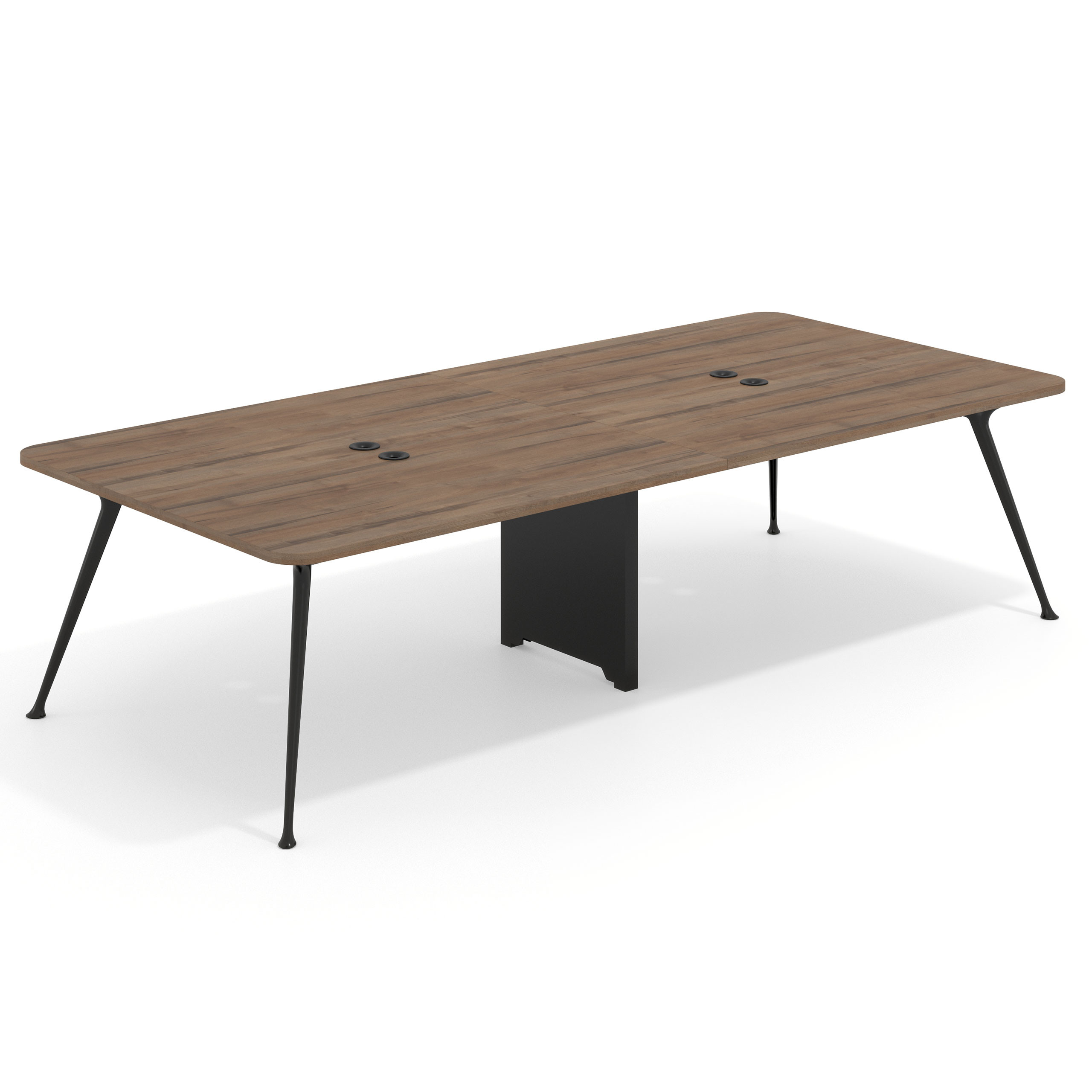 mesa reuniones 340x140 noce sabi tekno mesa doble fondo 140cm 1