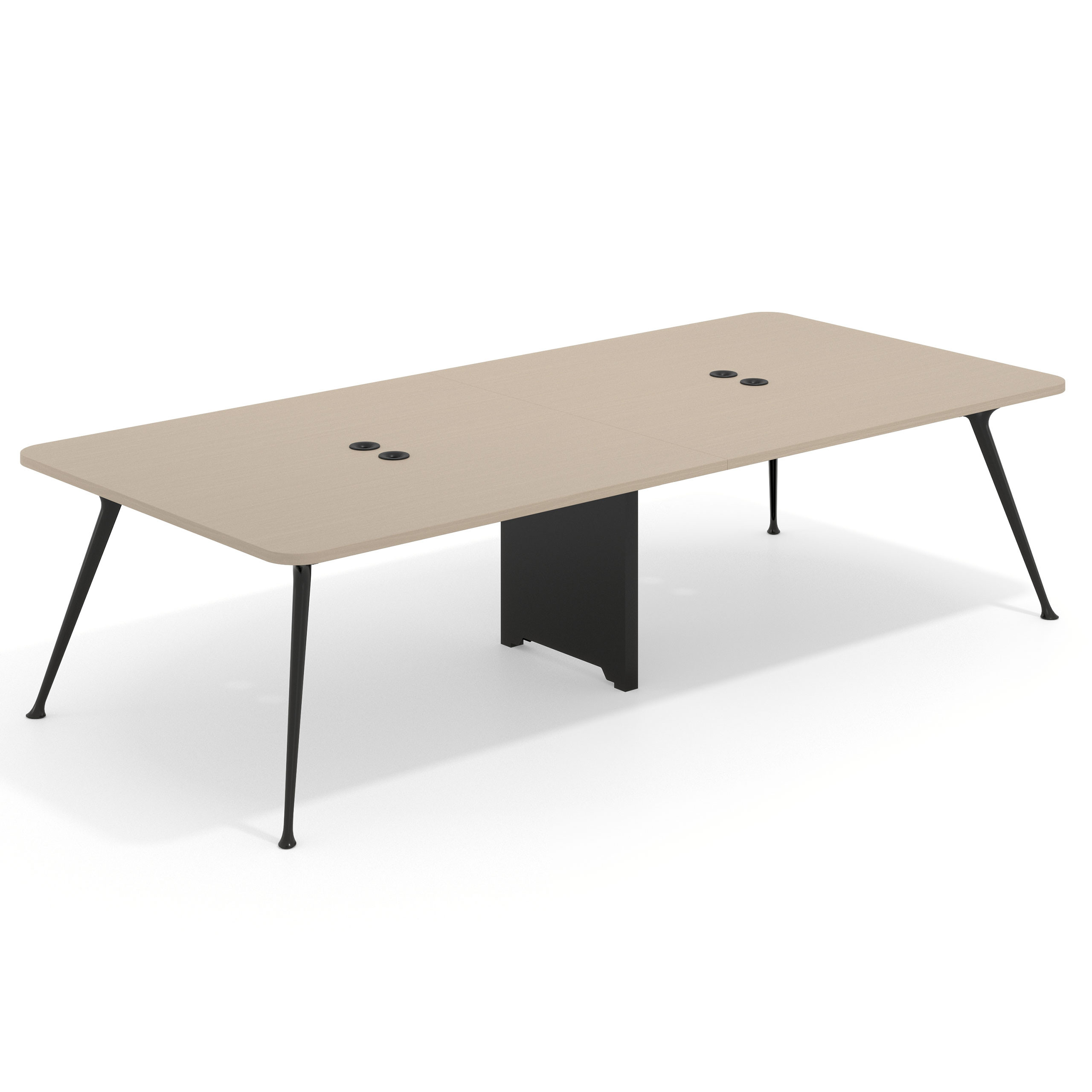 mesa reuniones 260x140 canvas tekno mesa doble fondo 140cm 1