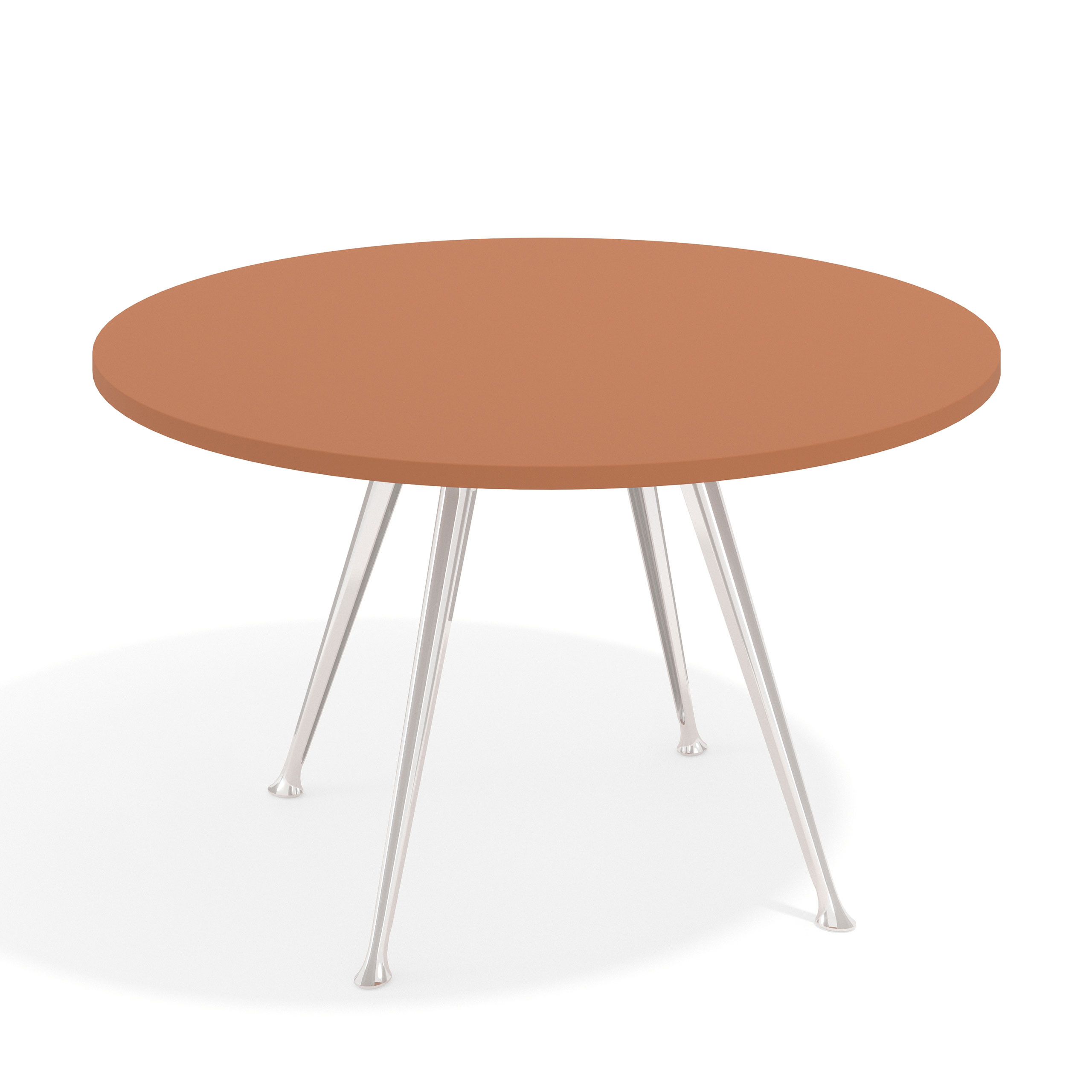 mesa reuniones 130cm terracota tekno mesa de reuniones 130cm 1