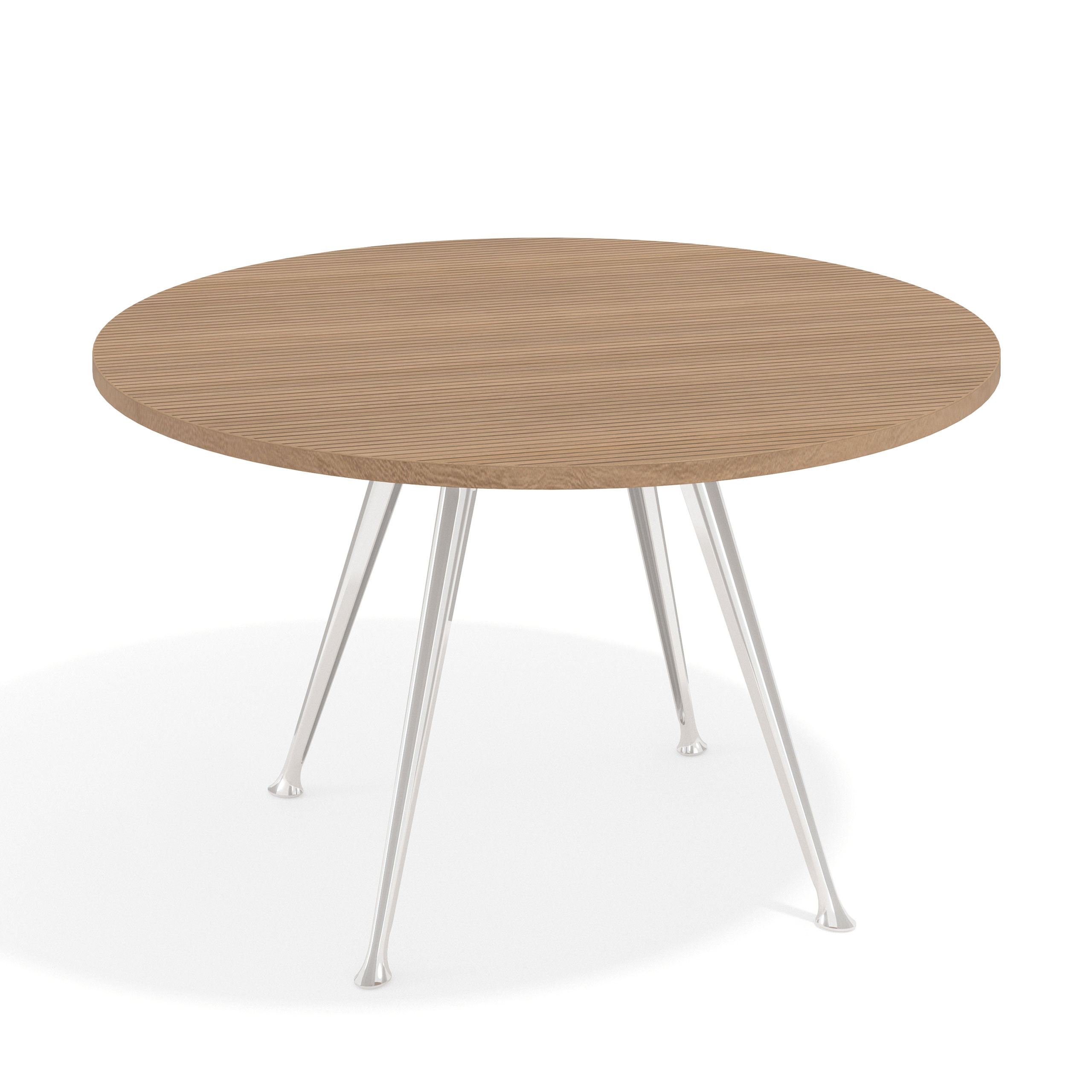 mesa reuniones 130cm rayado natural tekno mesa de reuniones 130cm 1