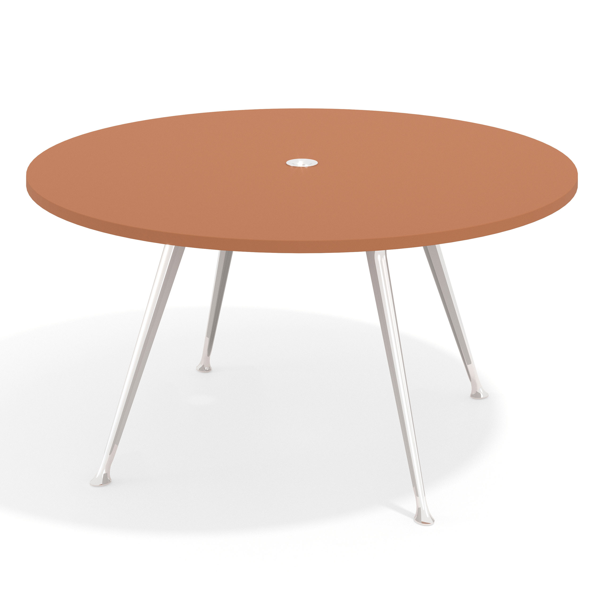 mesa reuniones 150cm terracota tekno mesa de reuniones 150cm 1
