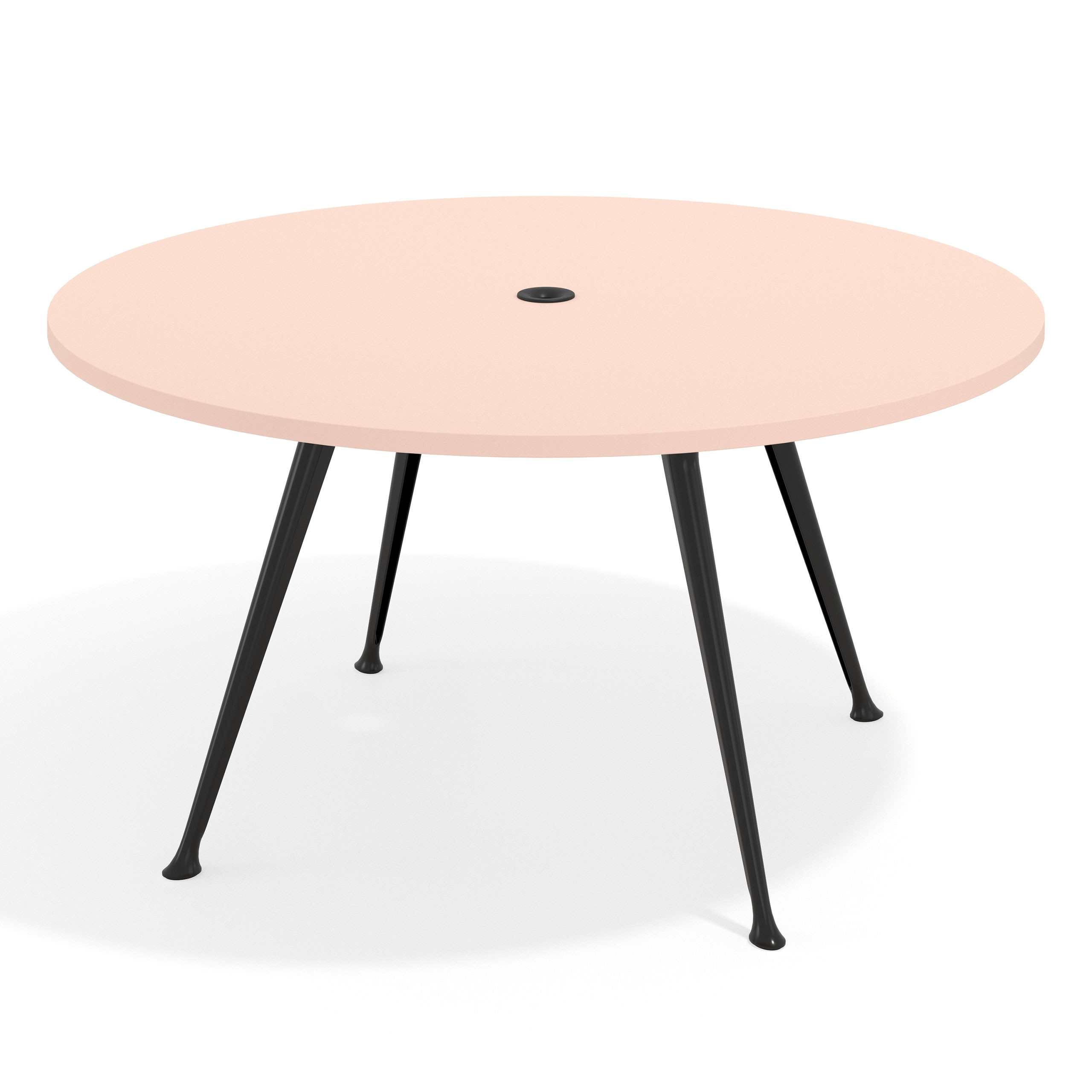 mesa reuniones 150cm rosa nube tekno mesa de reuniones 150cm 1