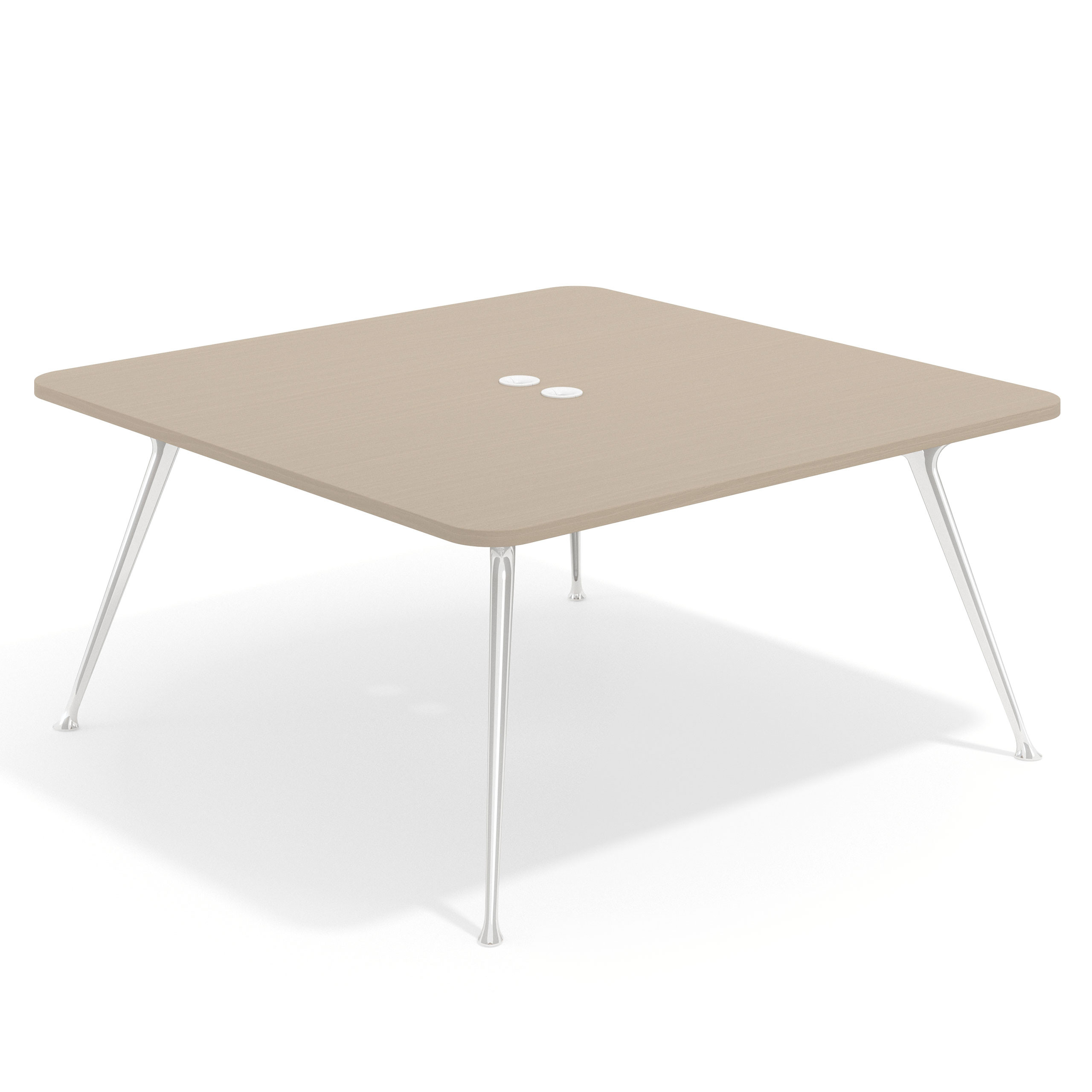 mesa reuniones 160x160 canvas tekno mesa fondo 160cm 1