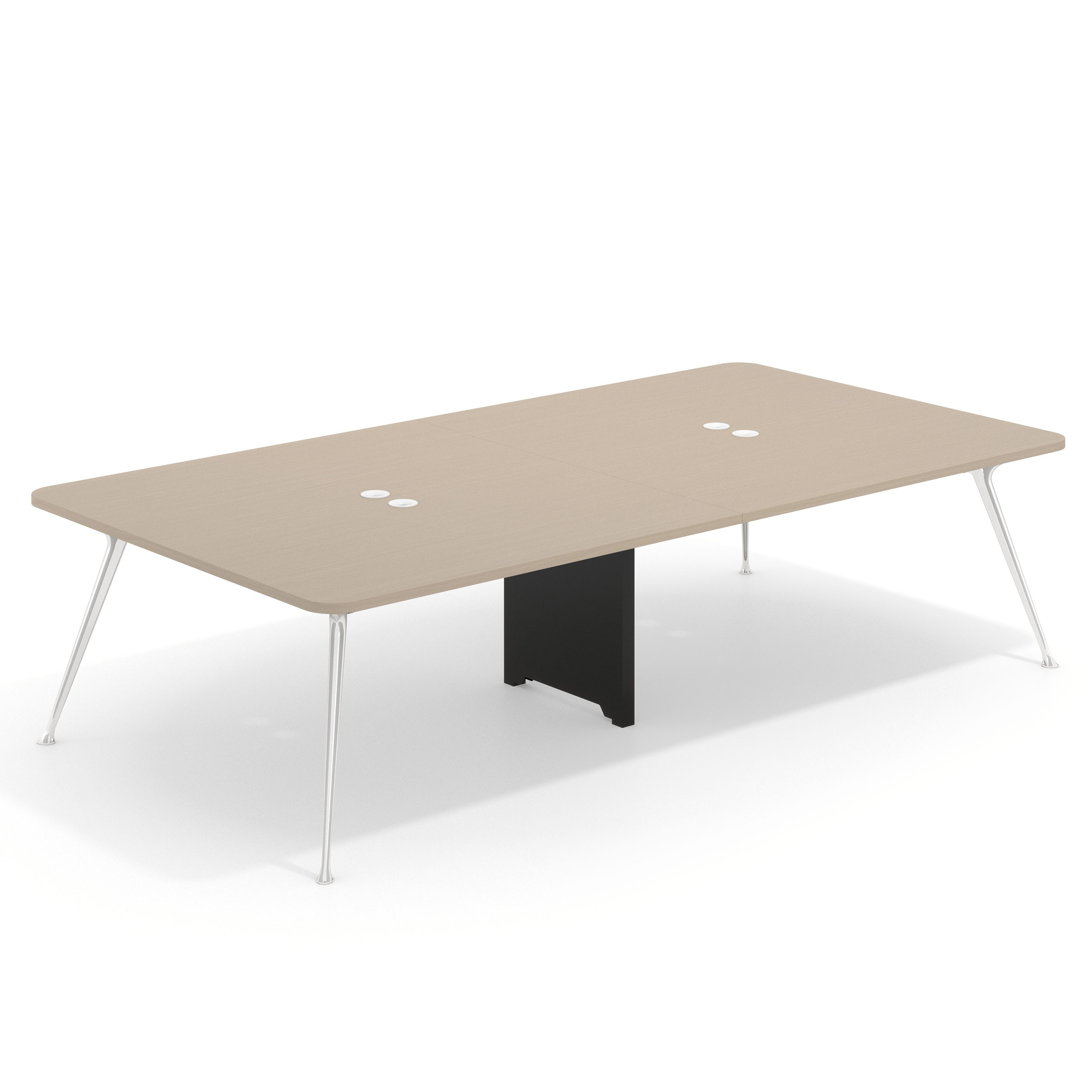 mesa reuniones 260x160 canvas tekno mesa doble fondo 160cm 1