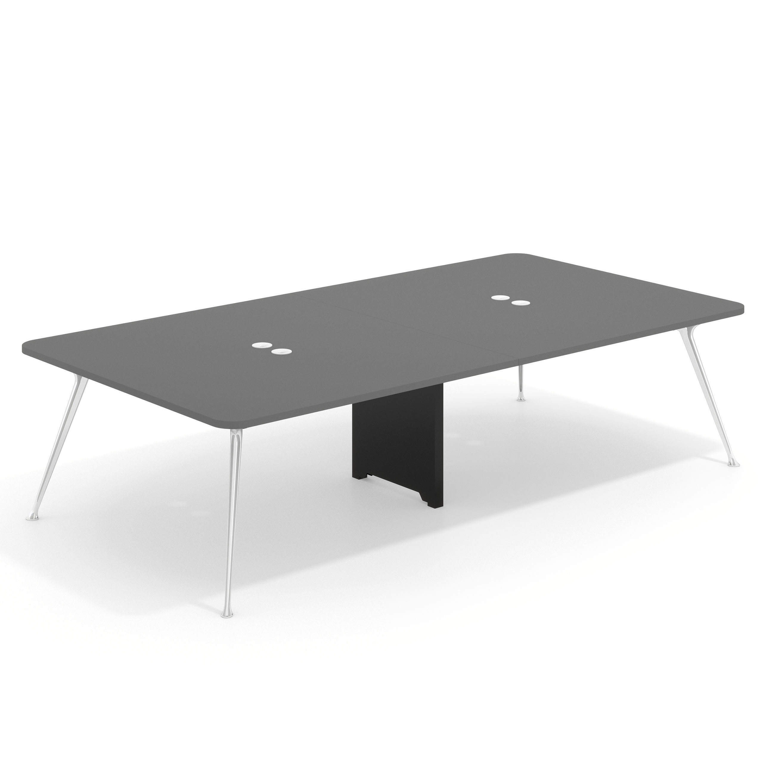 mesa reuniones 260x160 gris tormenta tekno mesa doble fondo 160cm 1